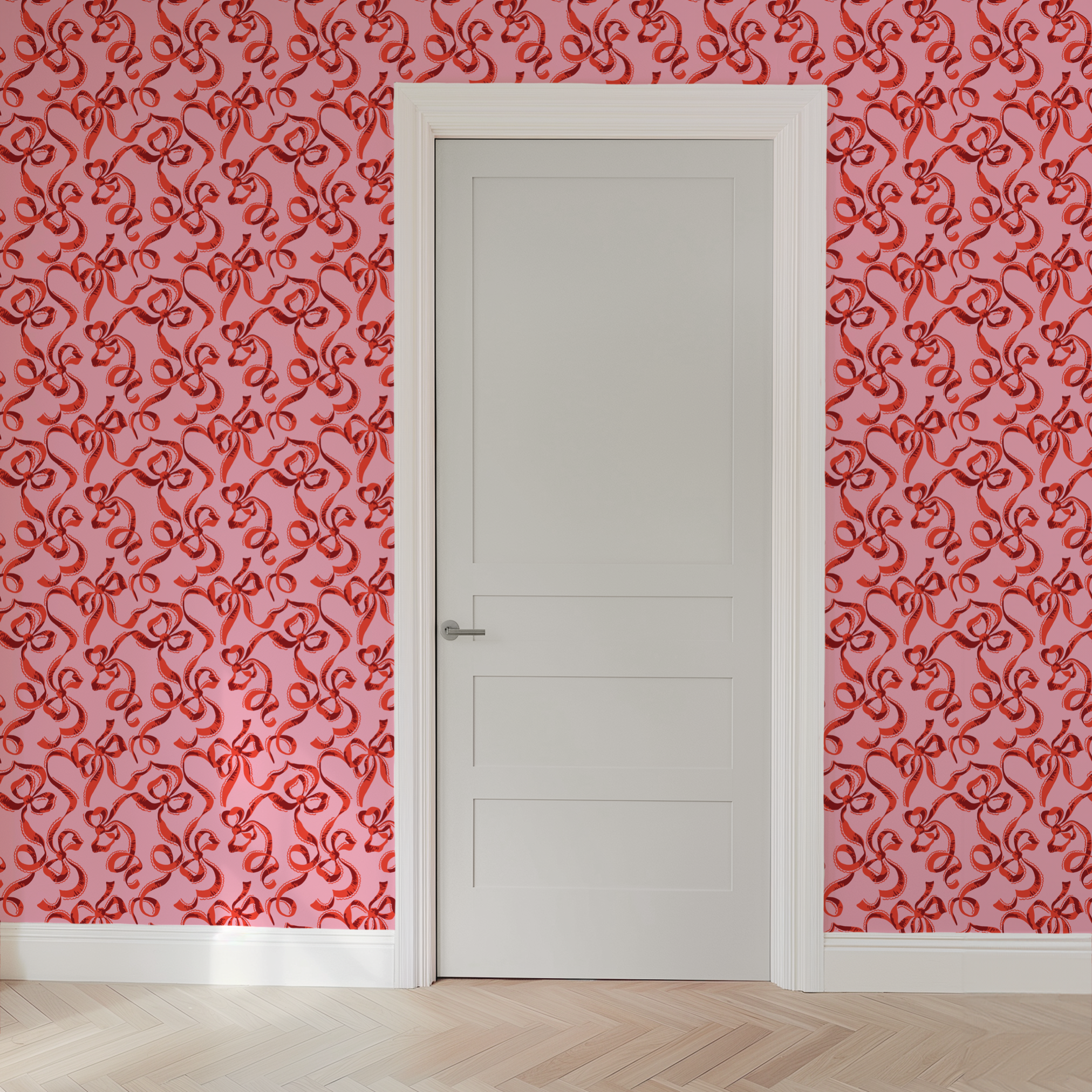 wallpaper door mockup
