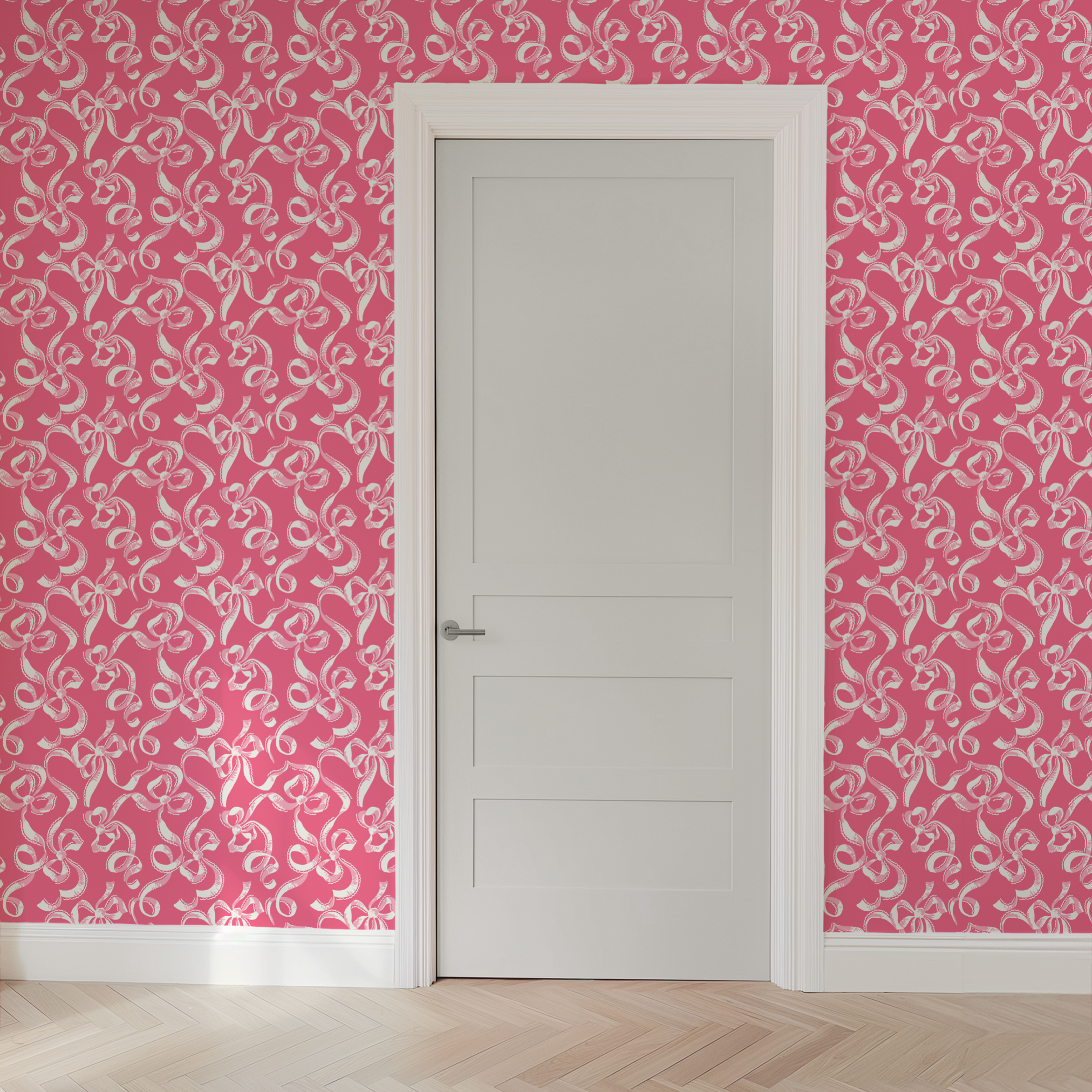 wallpaper door mockup
