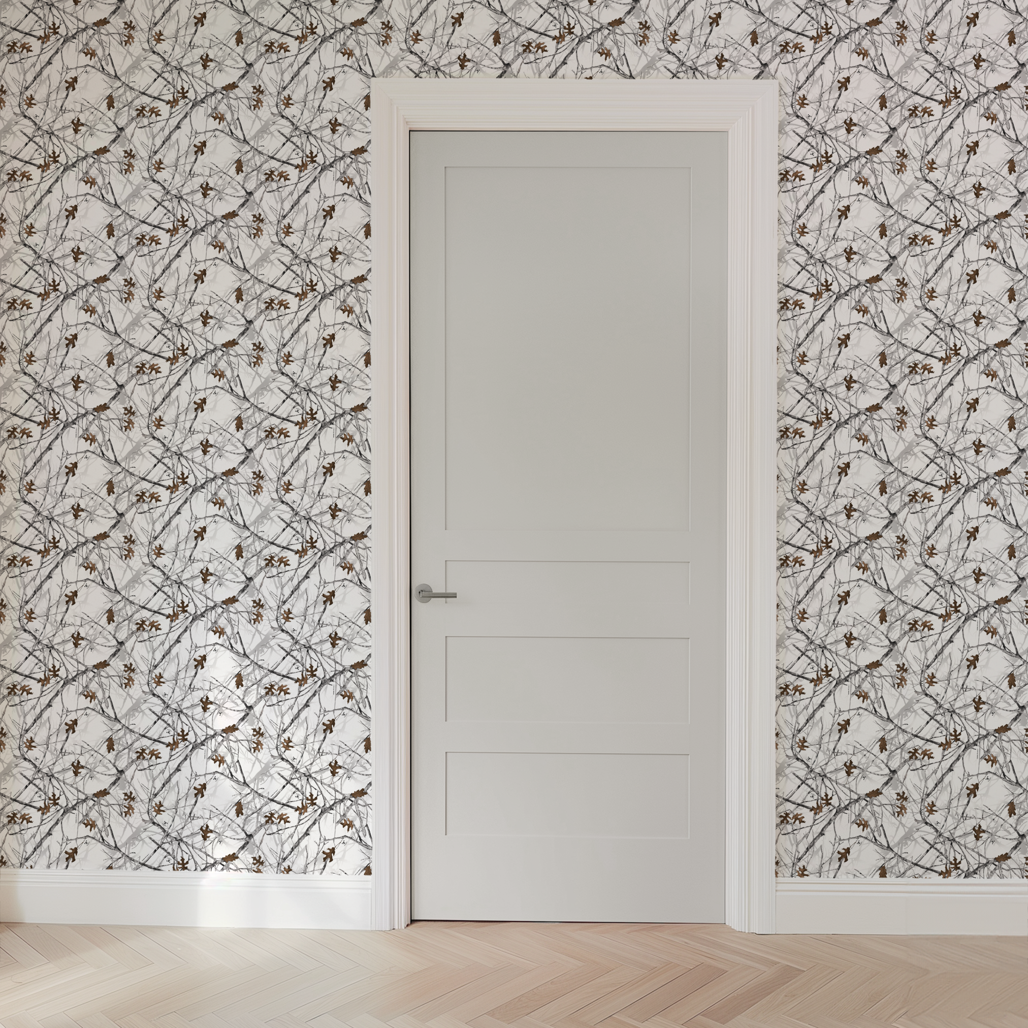 wallpaper door mockup