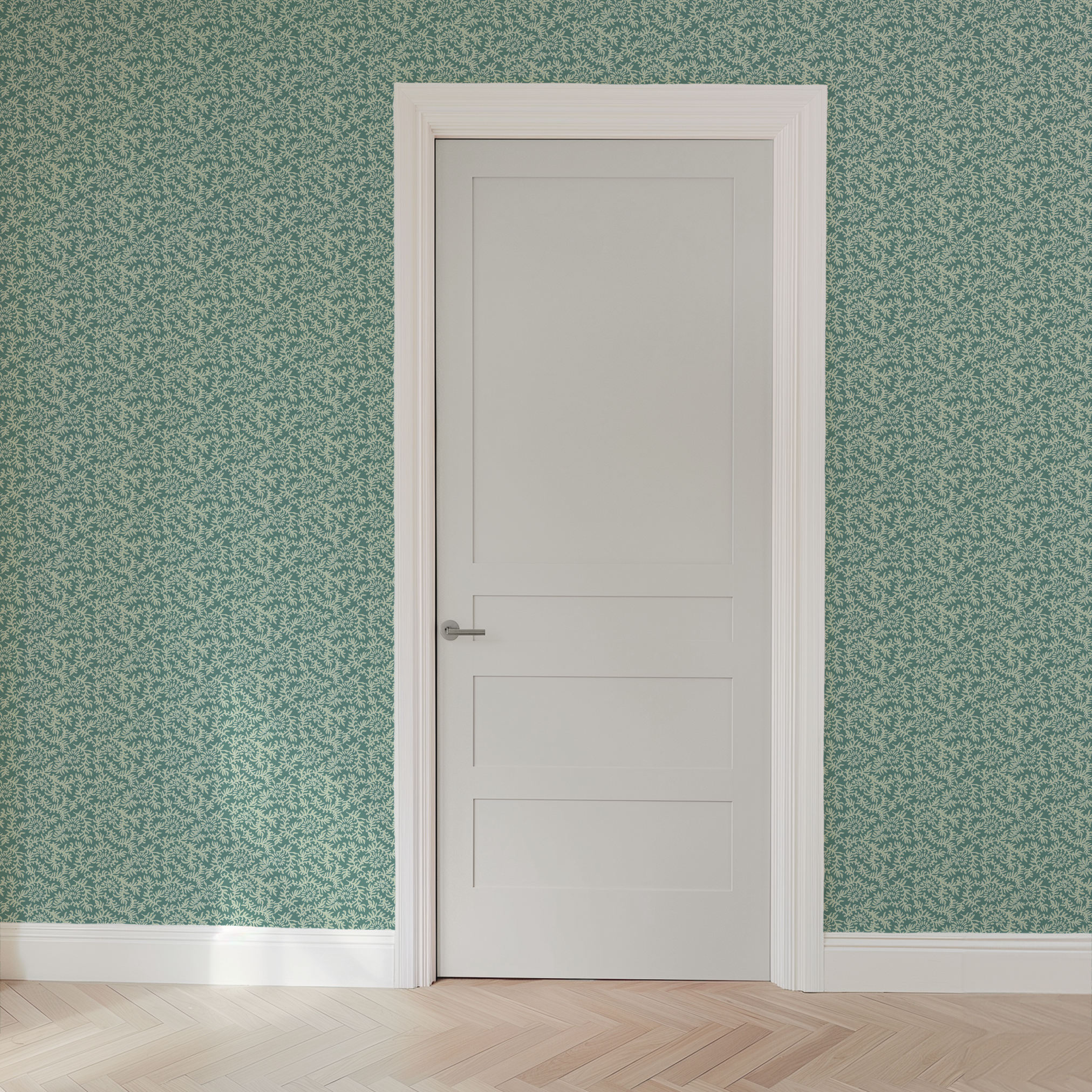 wallpaper door mockup