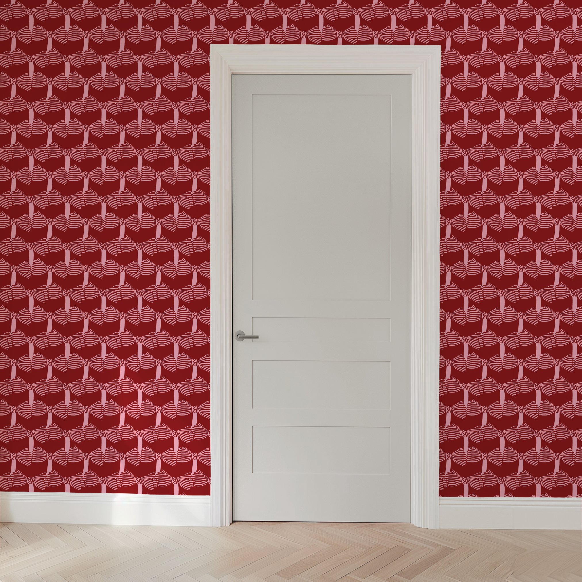 wallpaper door mockup