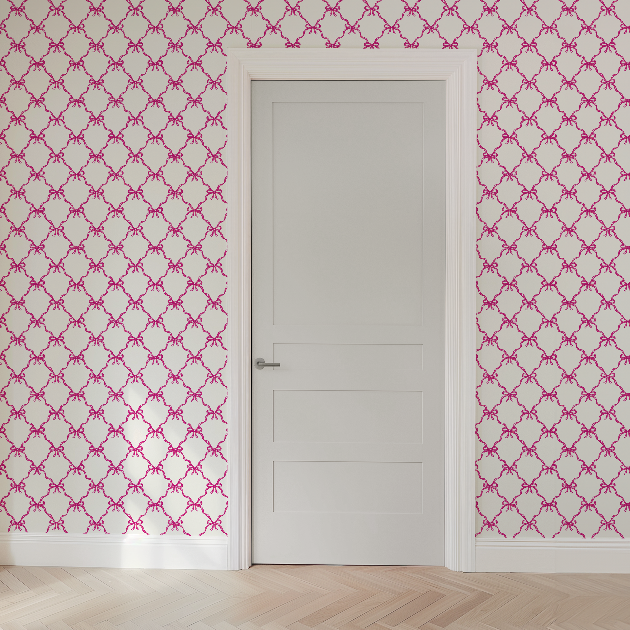 wallpaper door mockup