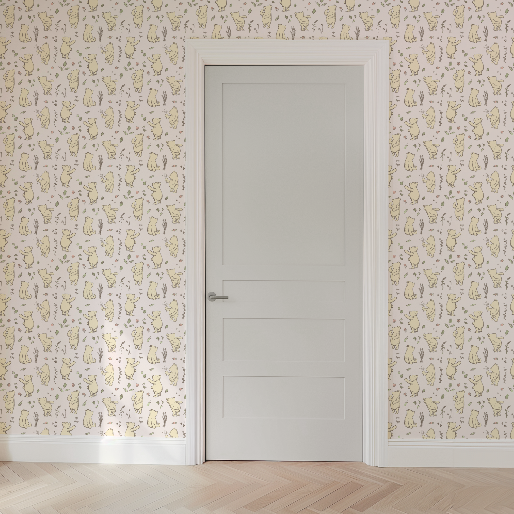 wallpaper door mockup