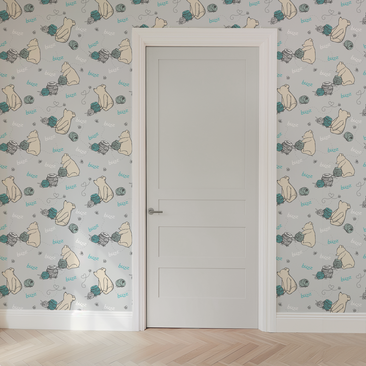 wallpaper door mockup