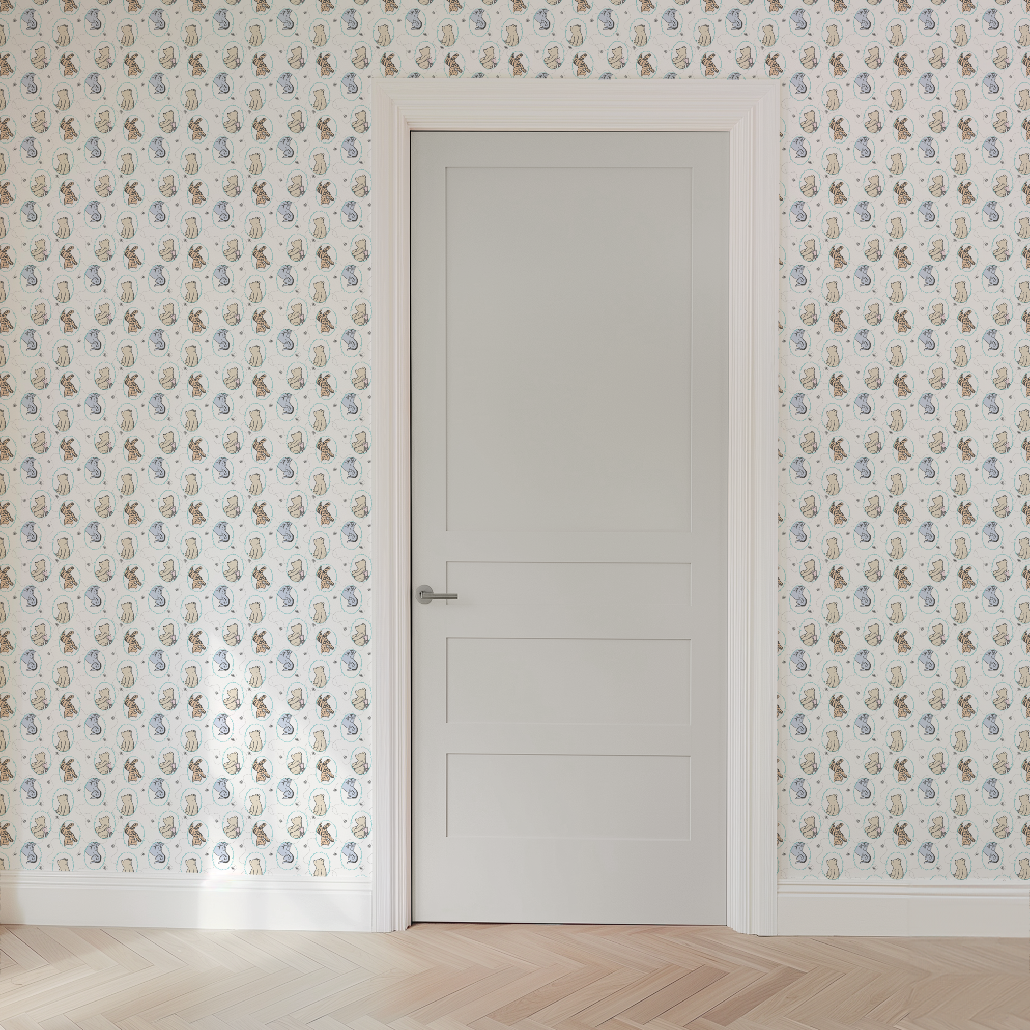 wallpaper door mockup