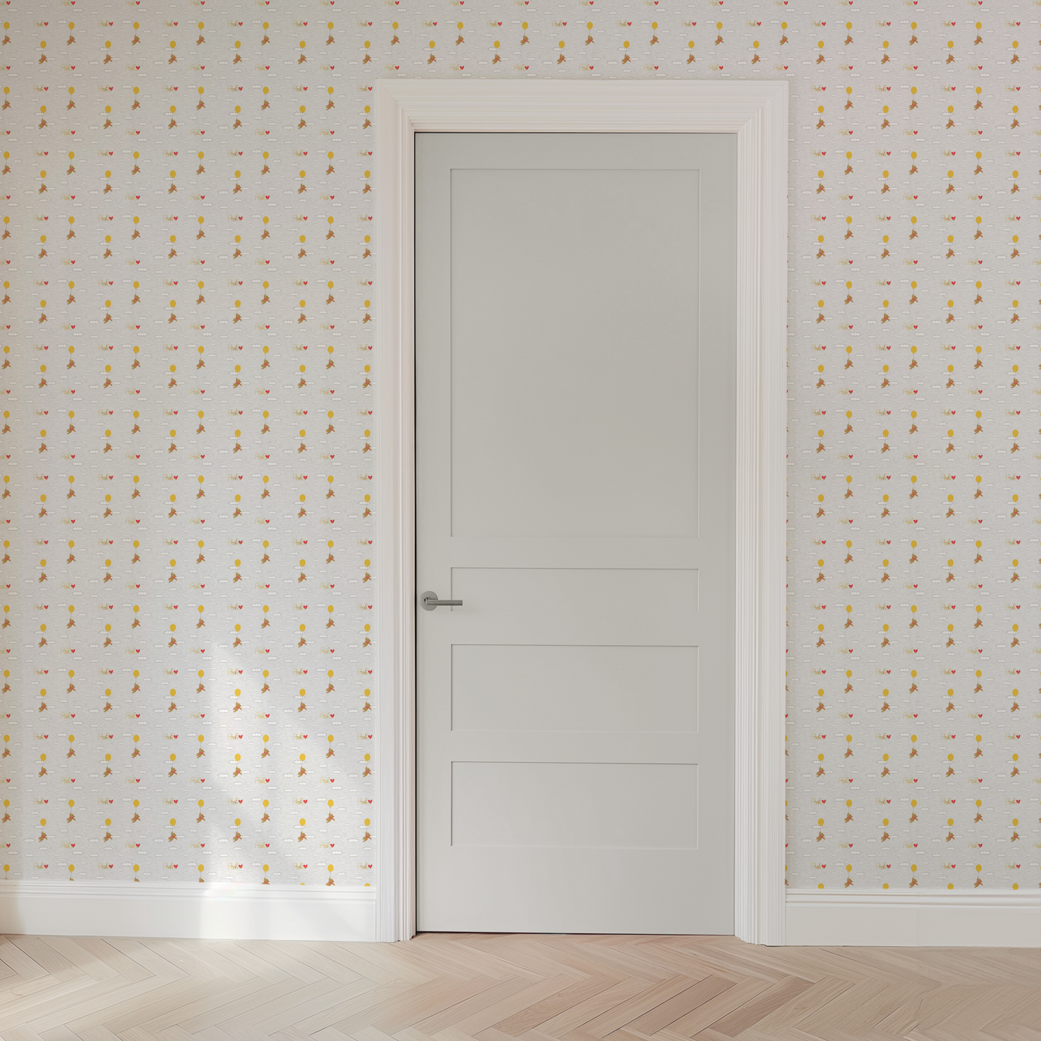 wallpaper door mockup