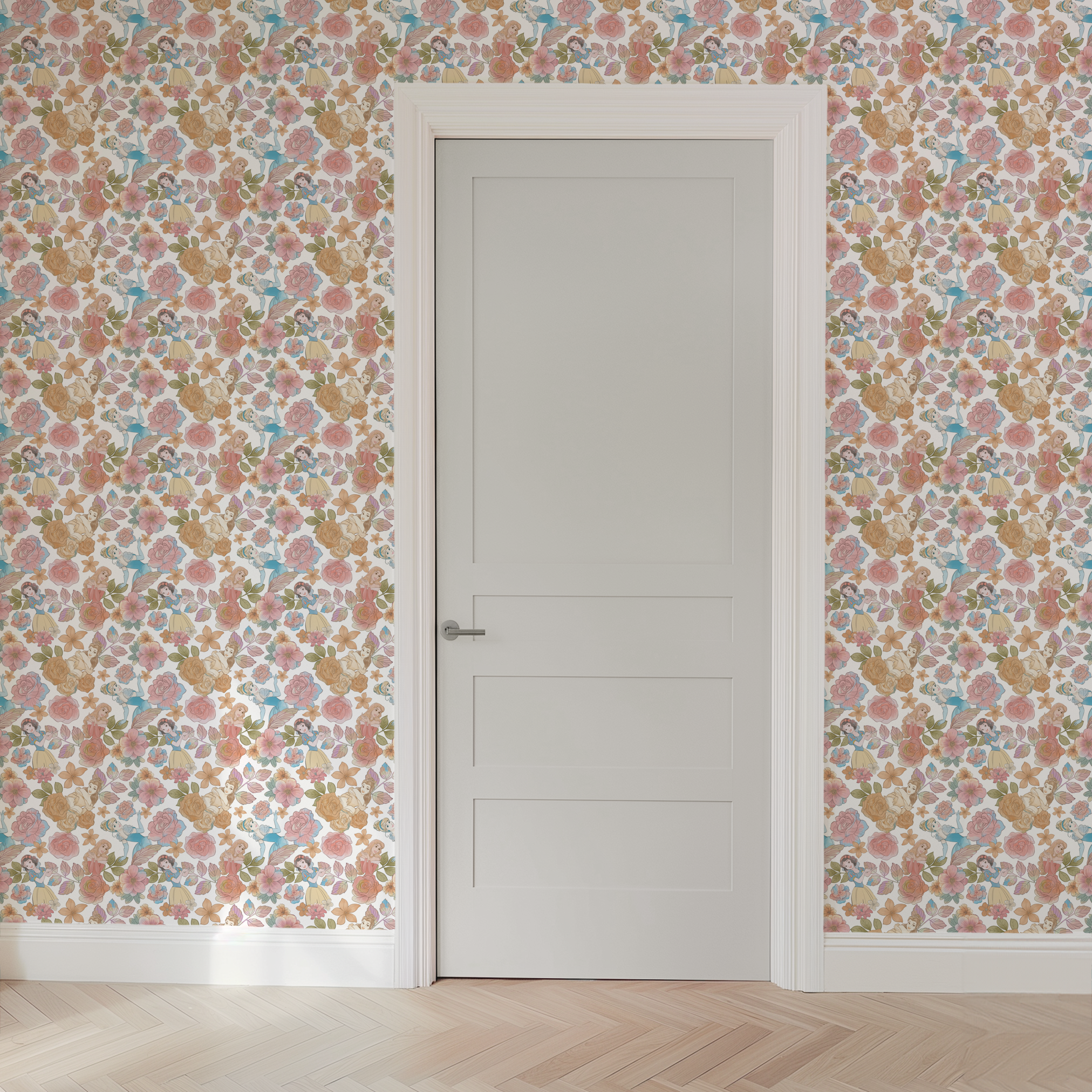 wallpaper door mockup
