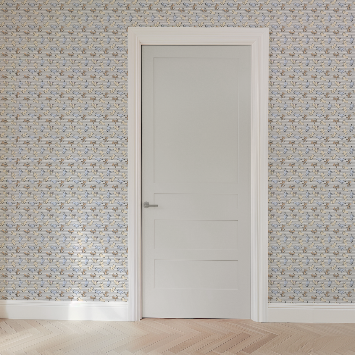 wallpaper door mockup