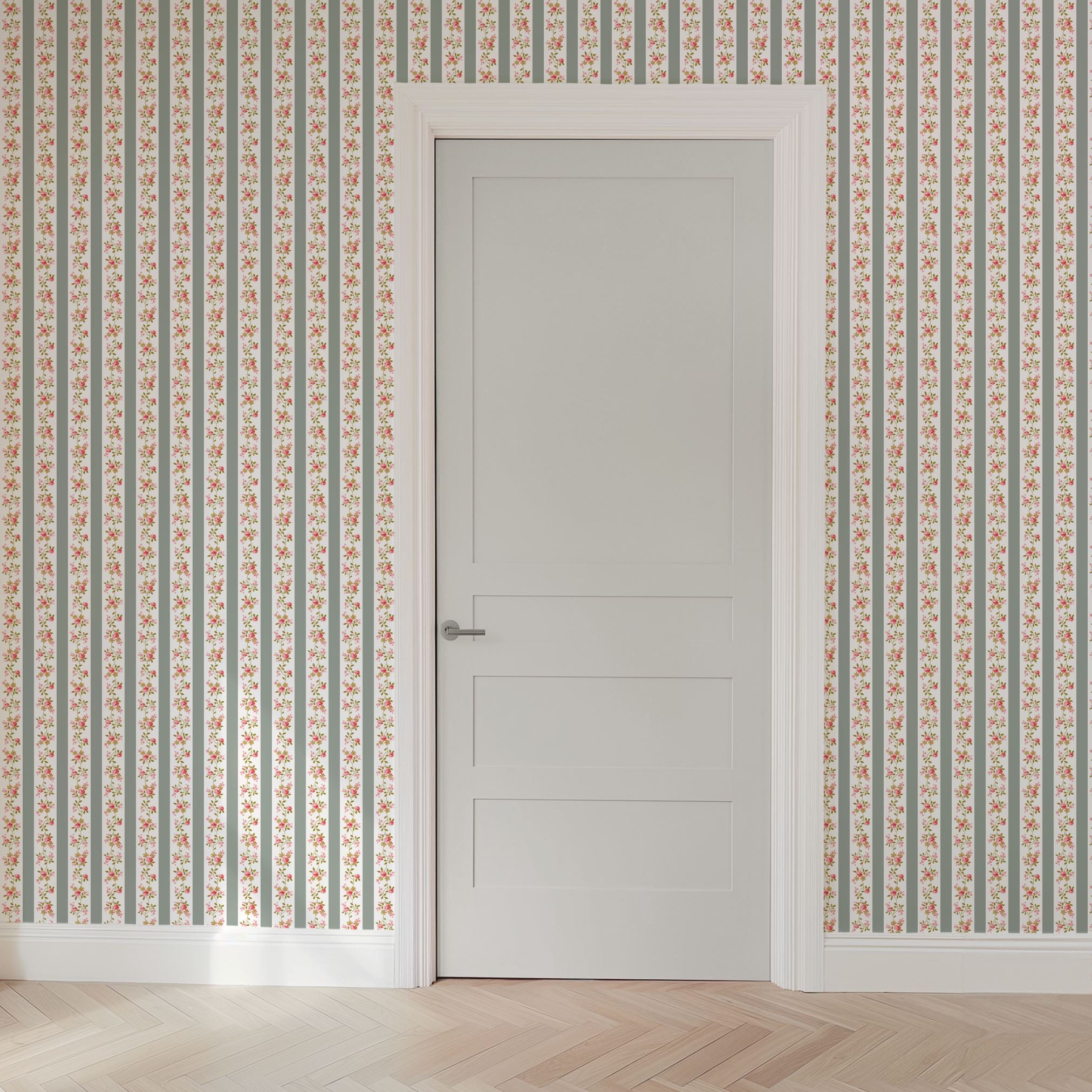 wallpaper door mockup