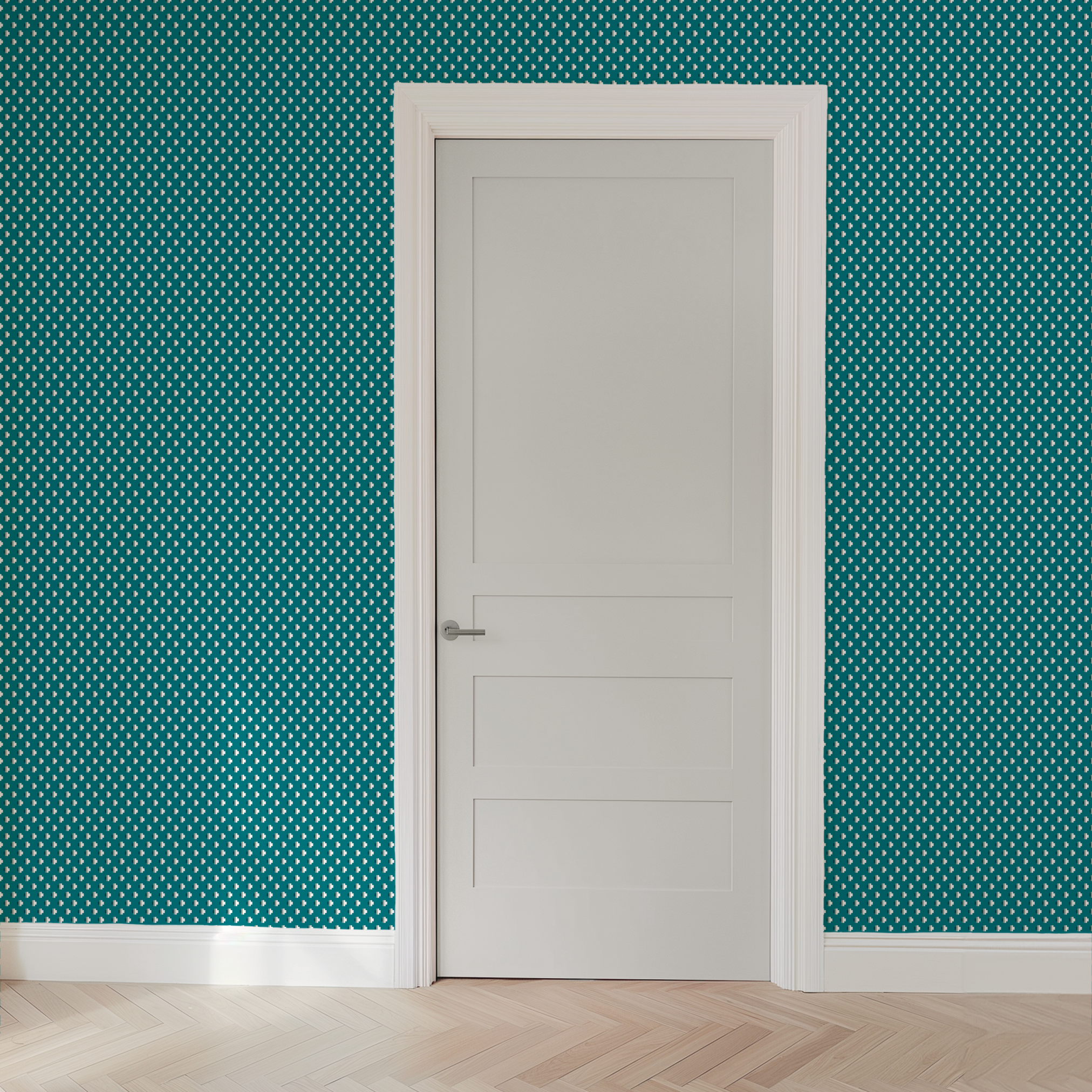 wallpaper door mockup