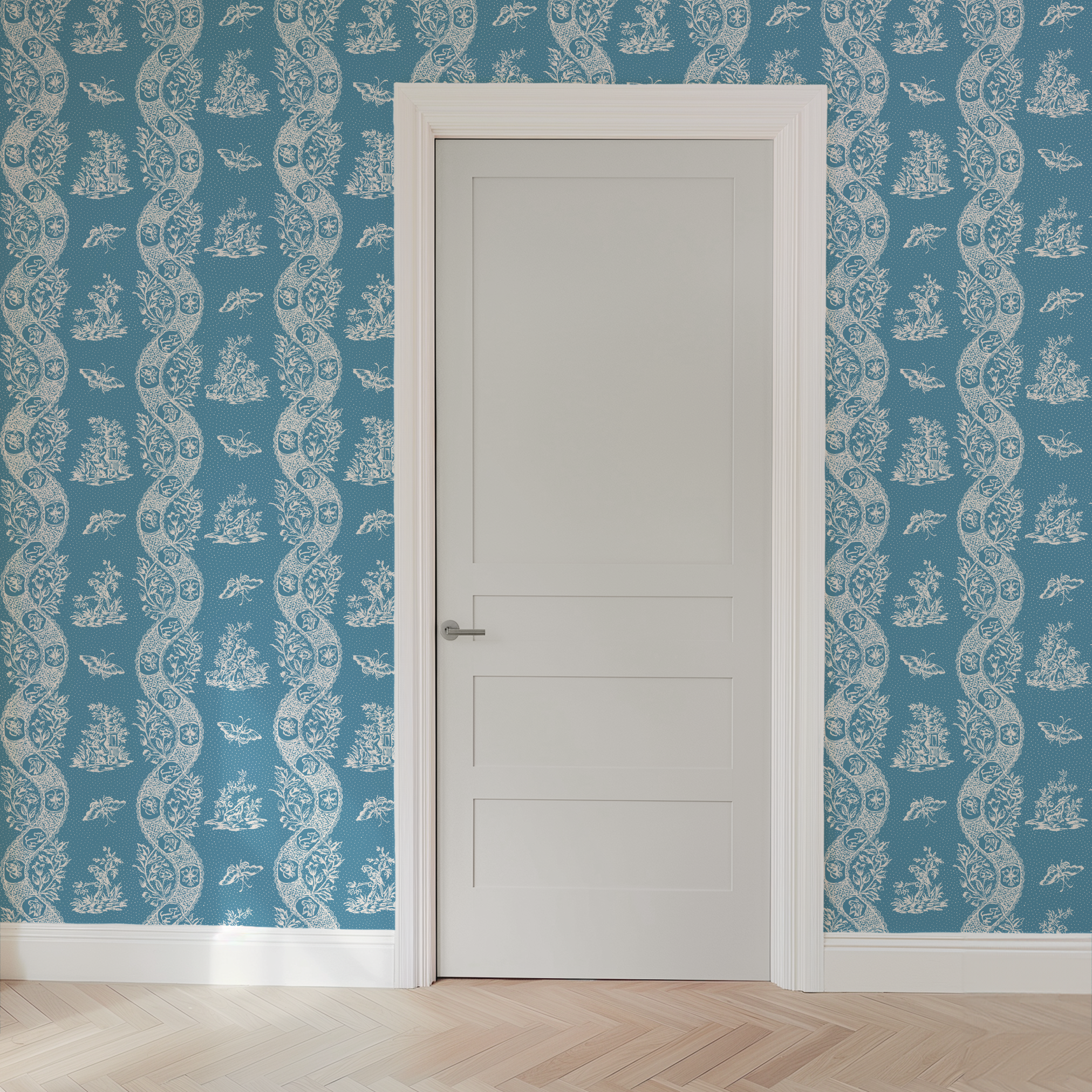 wallpaper door mockup