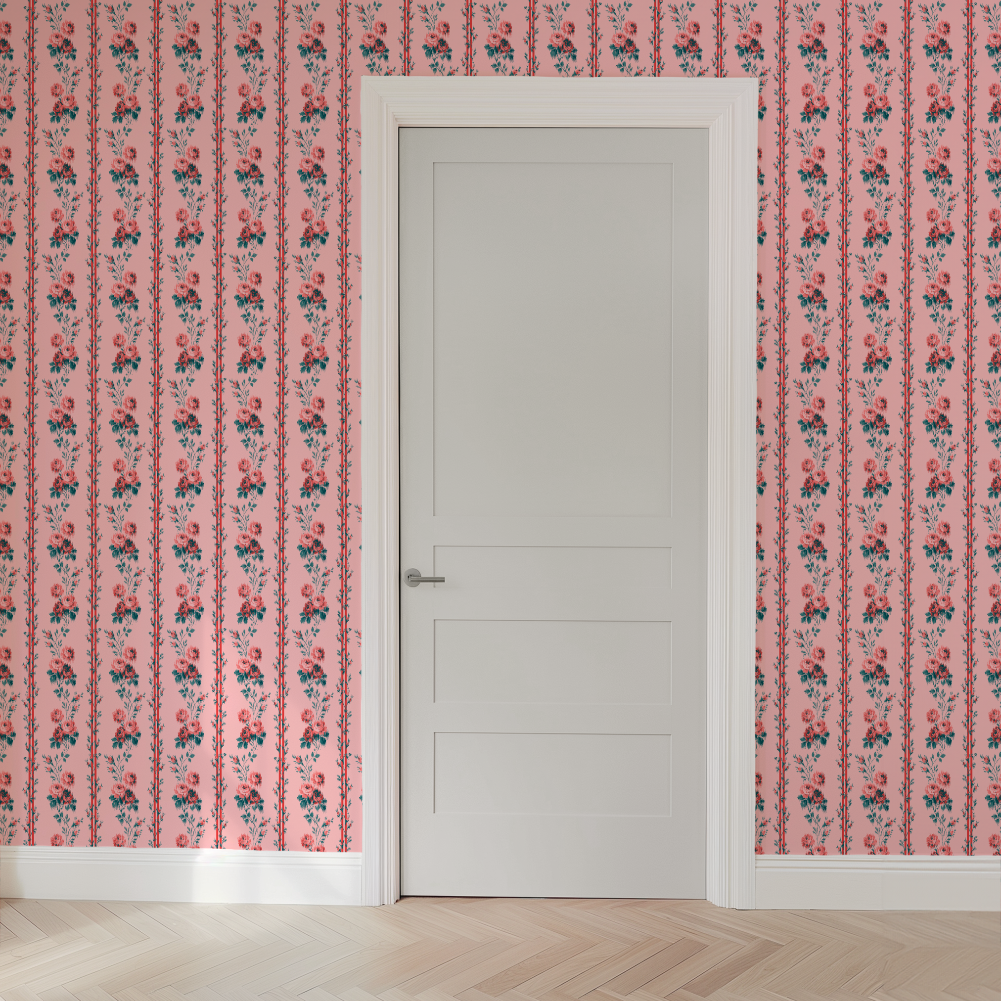 wallpaper door mockup
