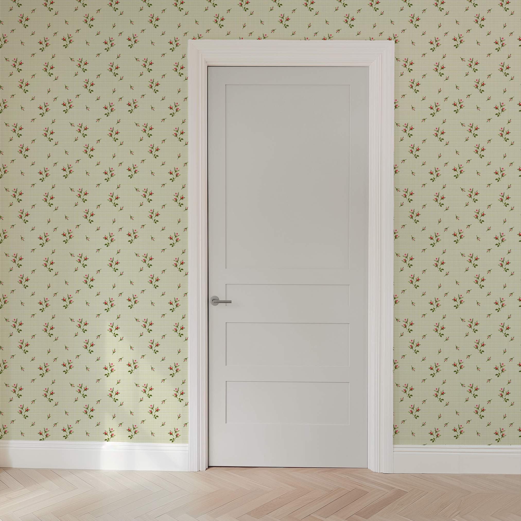 wallpaper door mockup