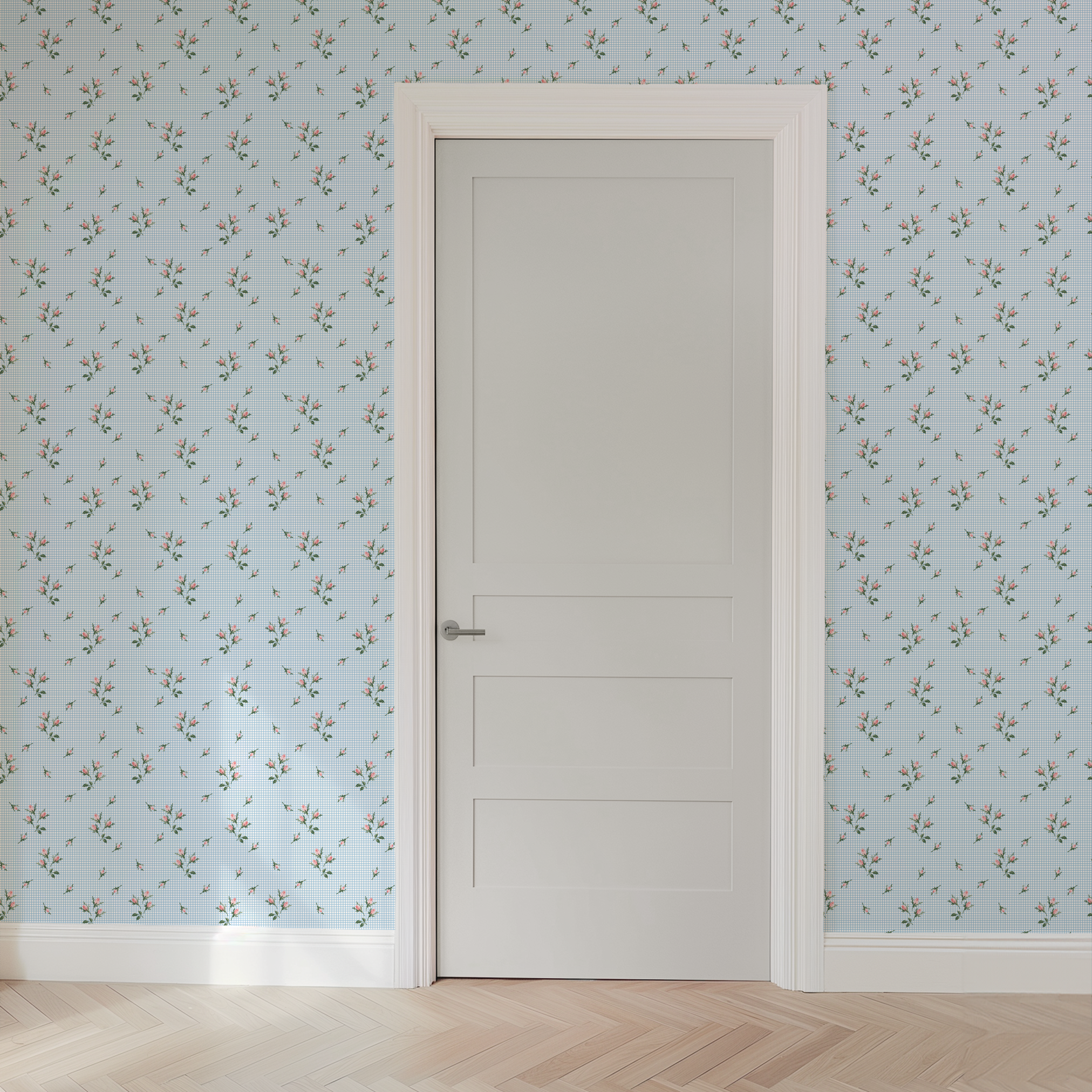 wallpaper door mockup