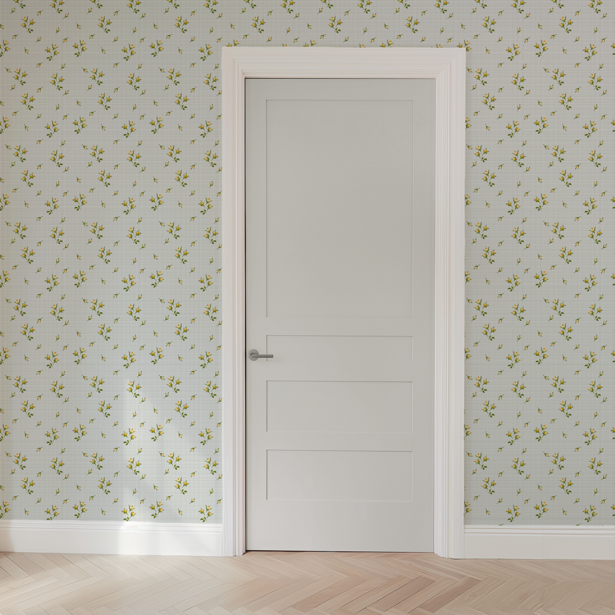 wallpaper door mockup