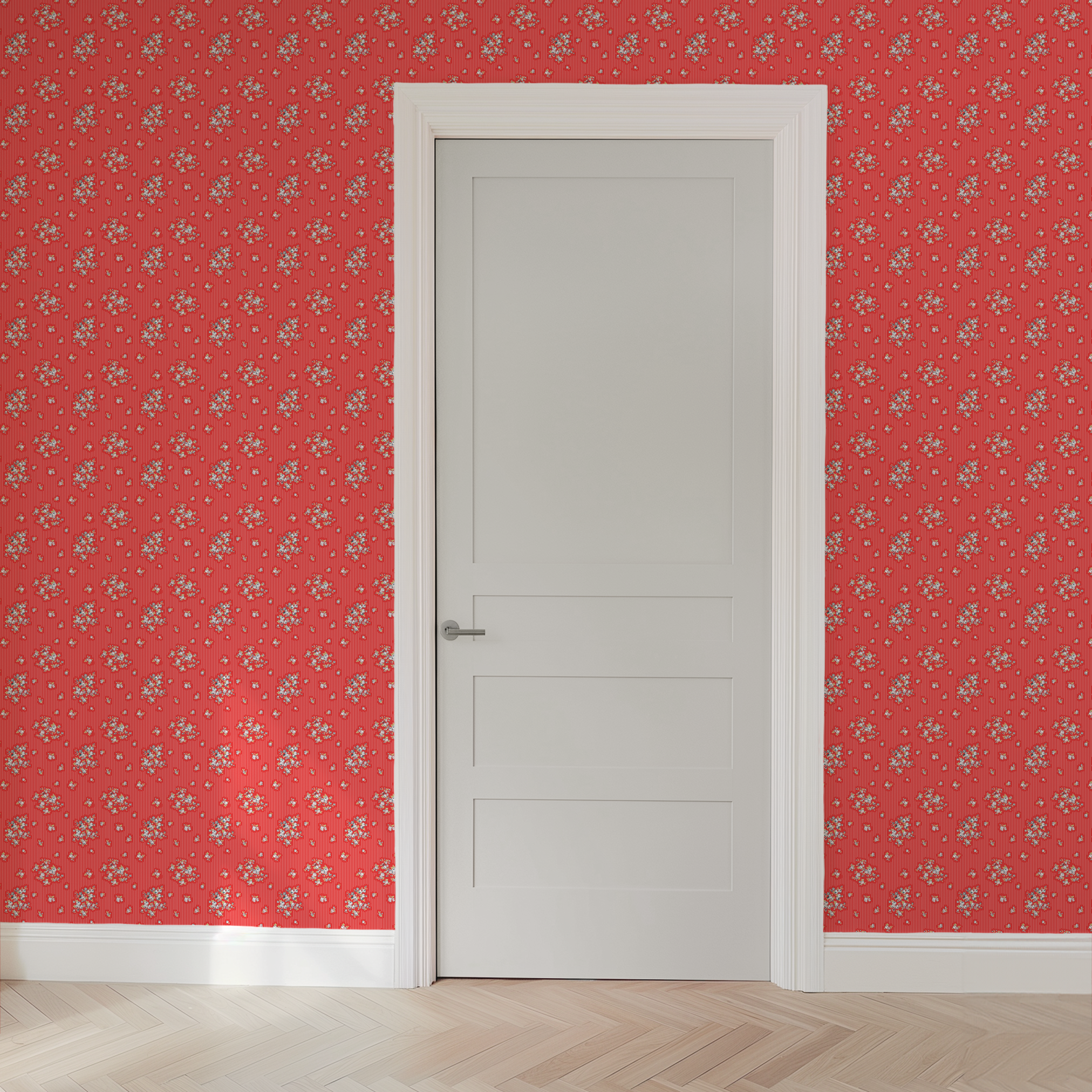 wallpaper door mockup
