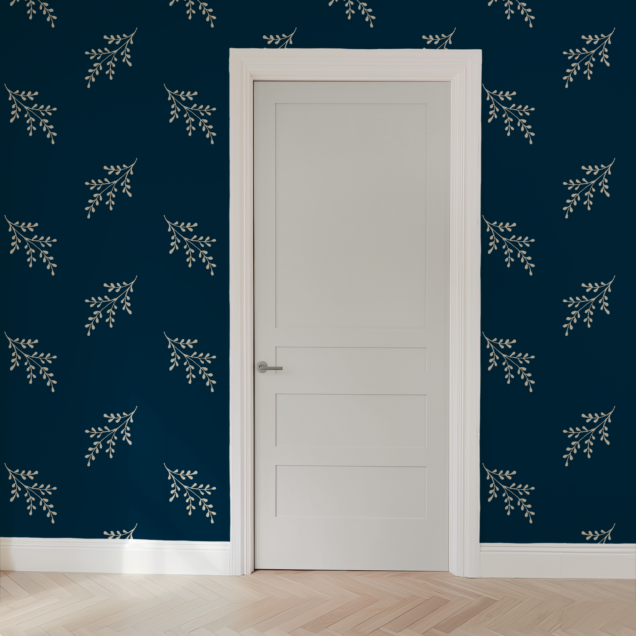 wallpaper door mockup