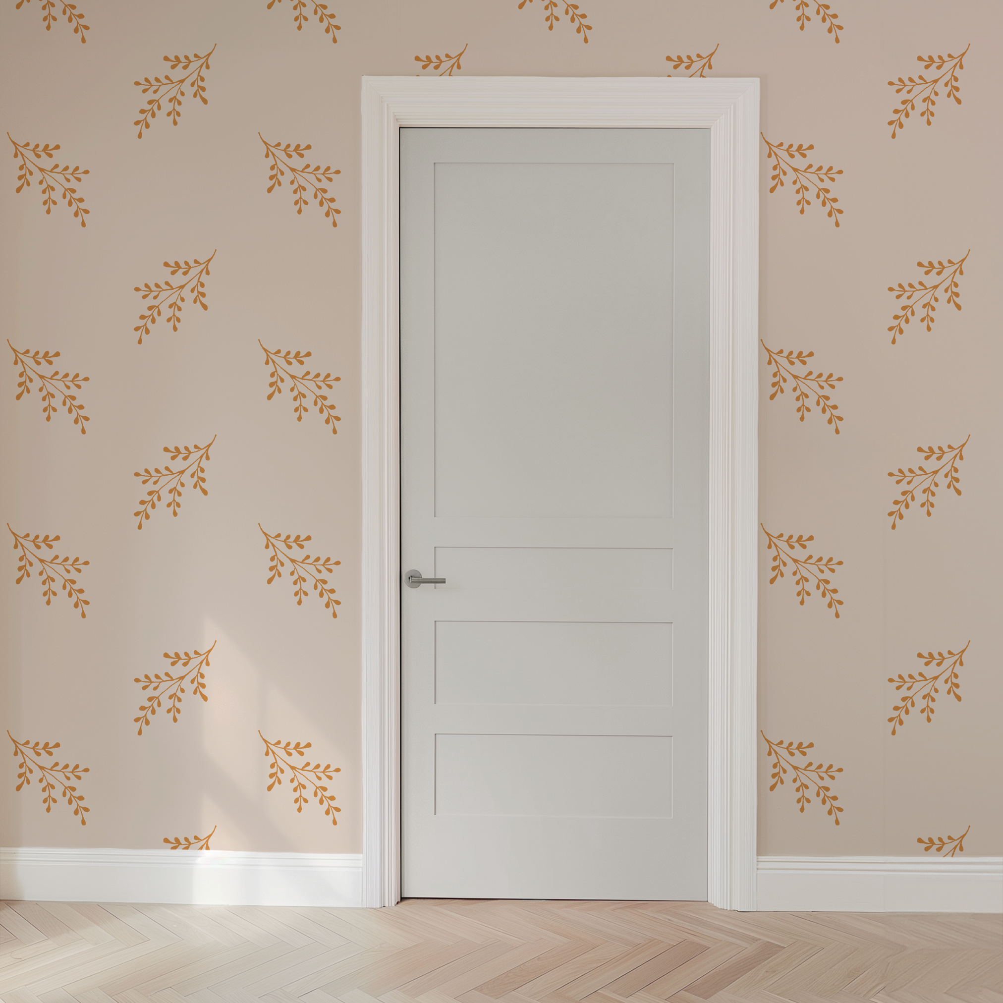 wallpaper door mockup