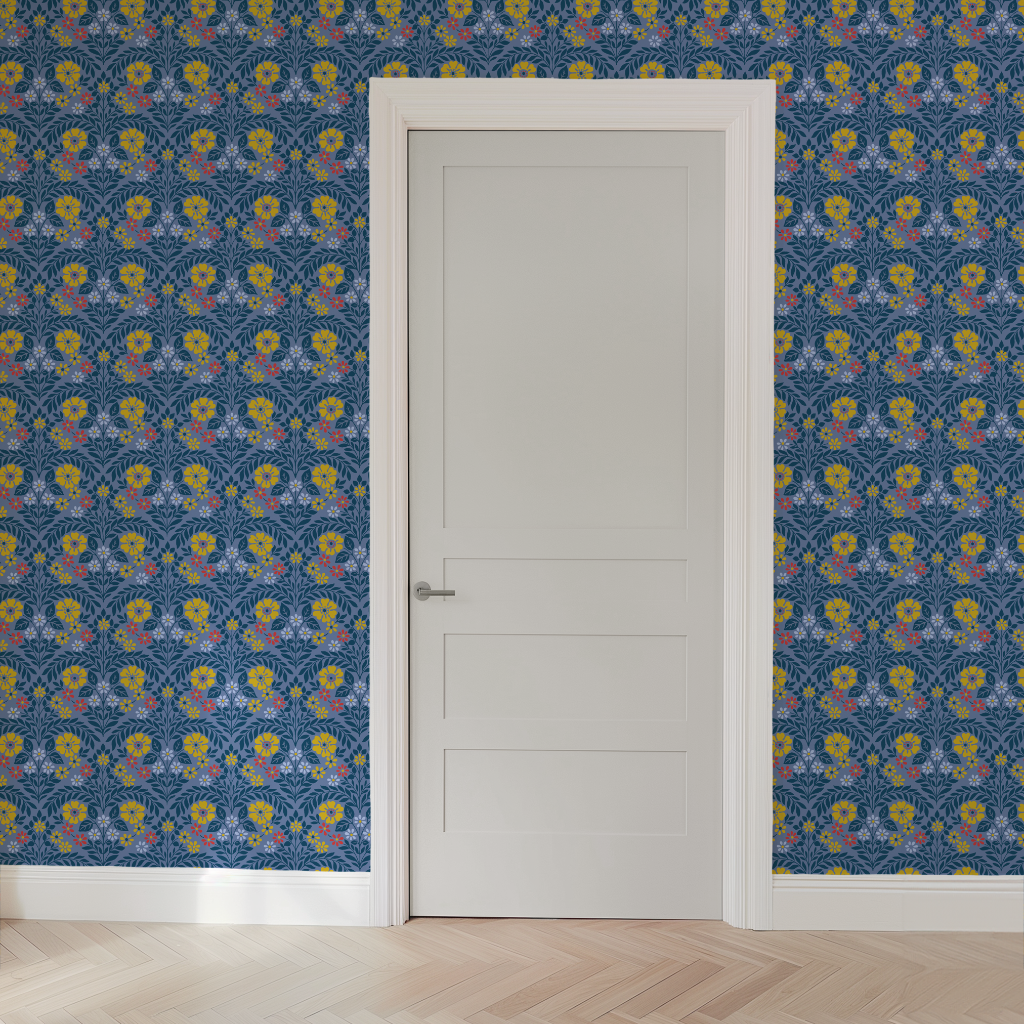 wallpaper door mockup