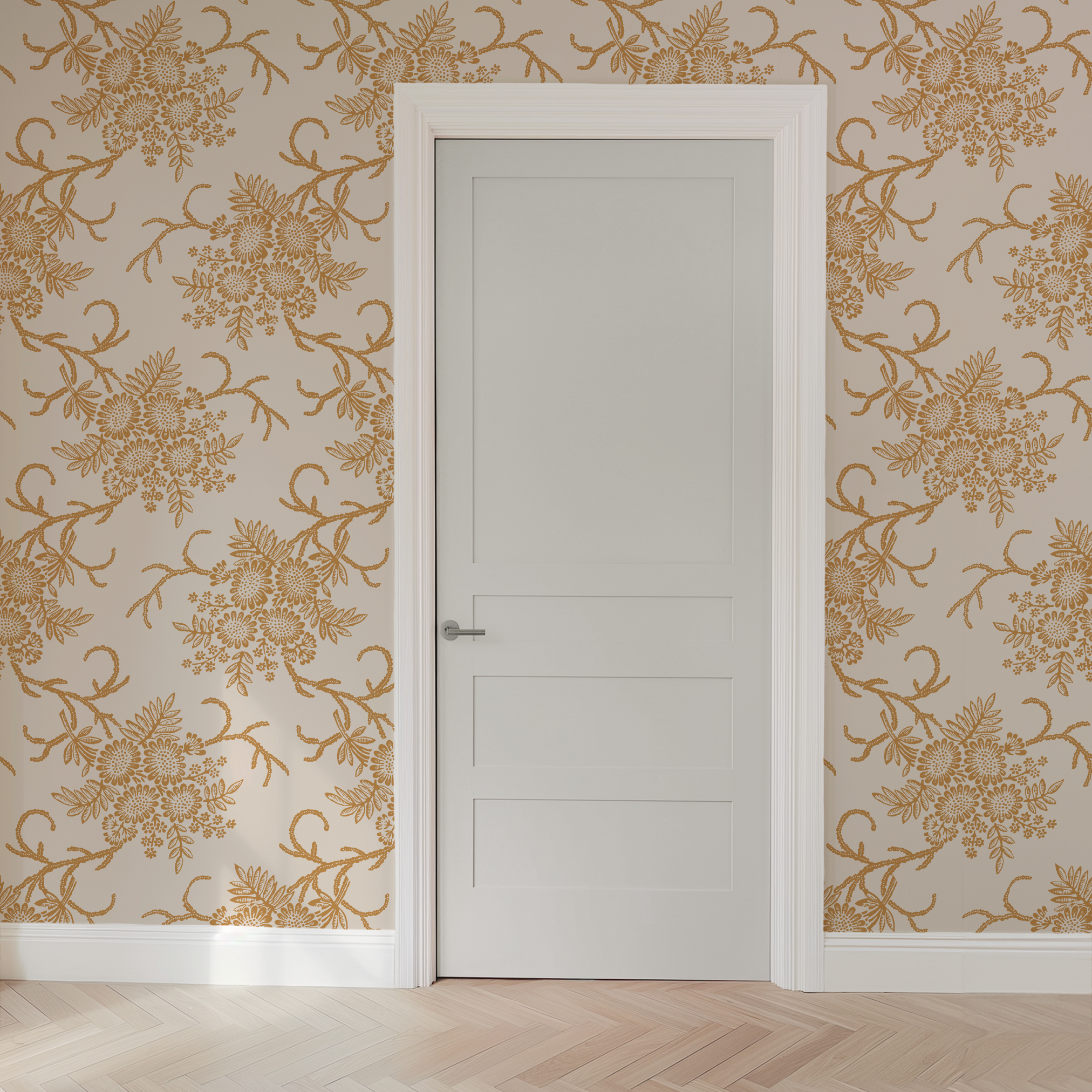 wallpaper door mockup