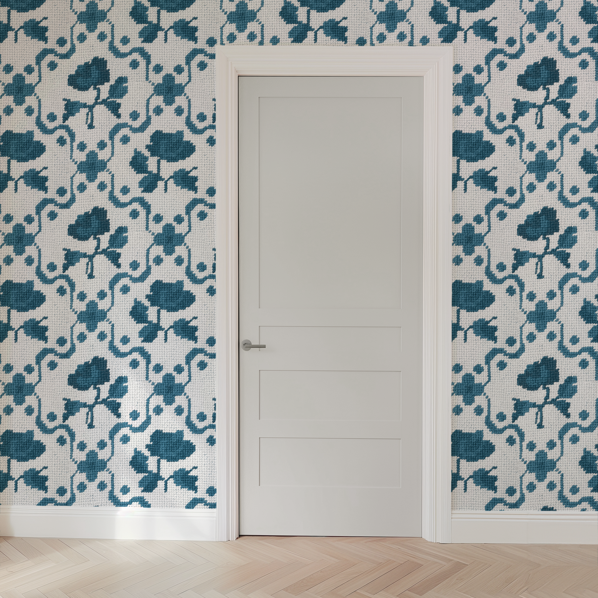 wallpaper door mockup