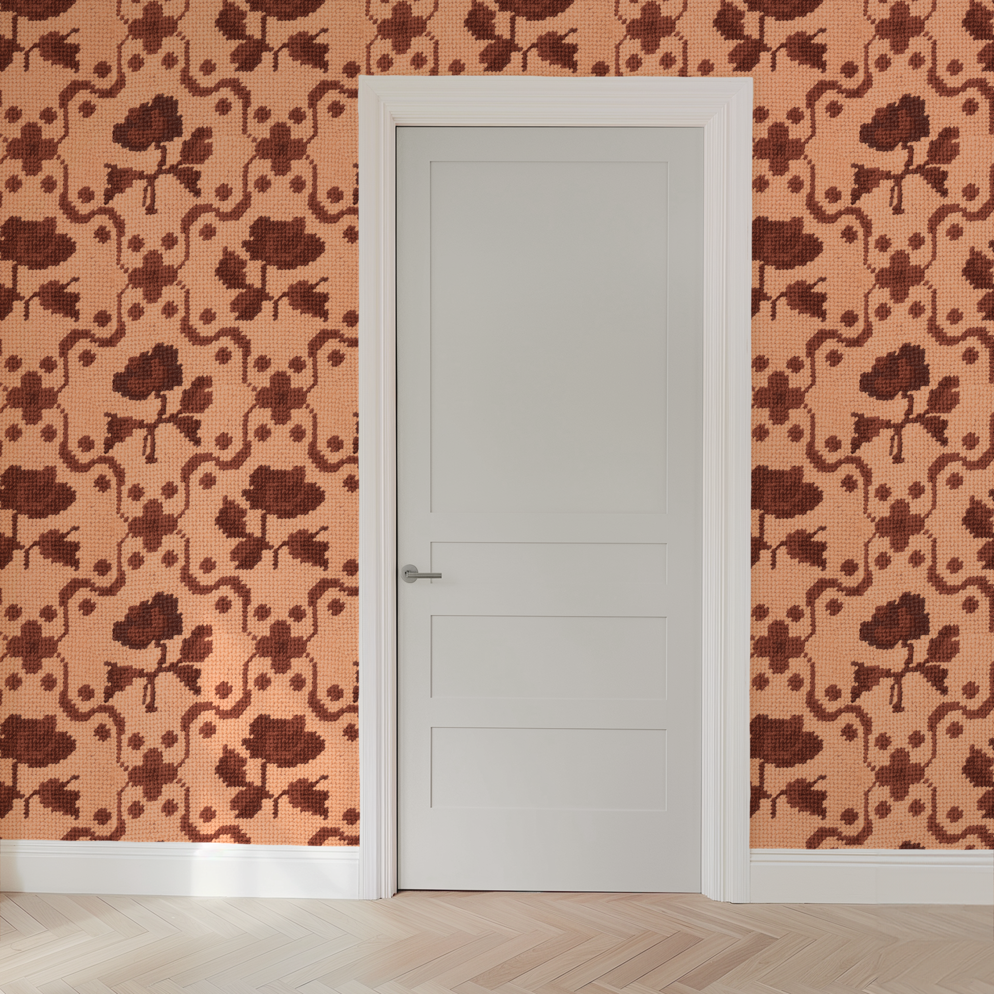 wallpaper door mockup