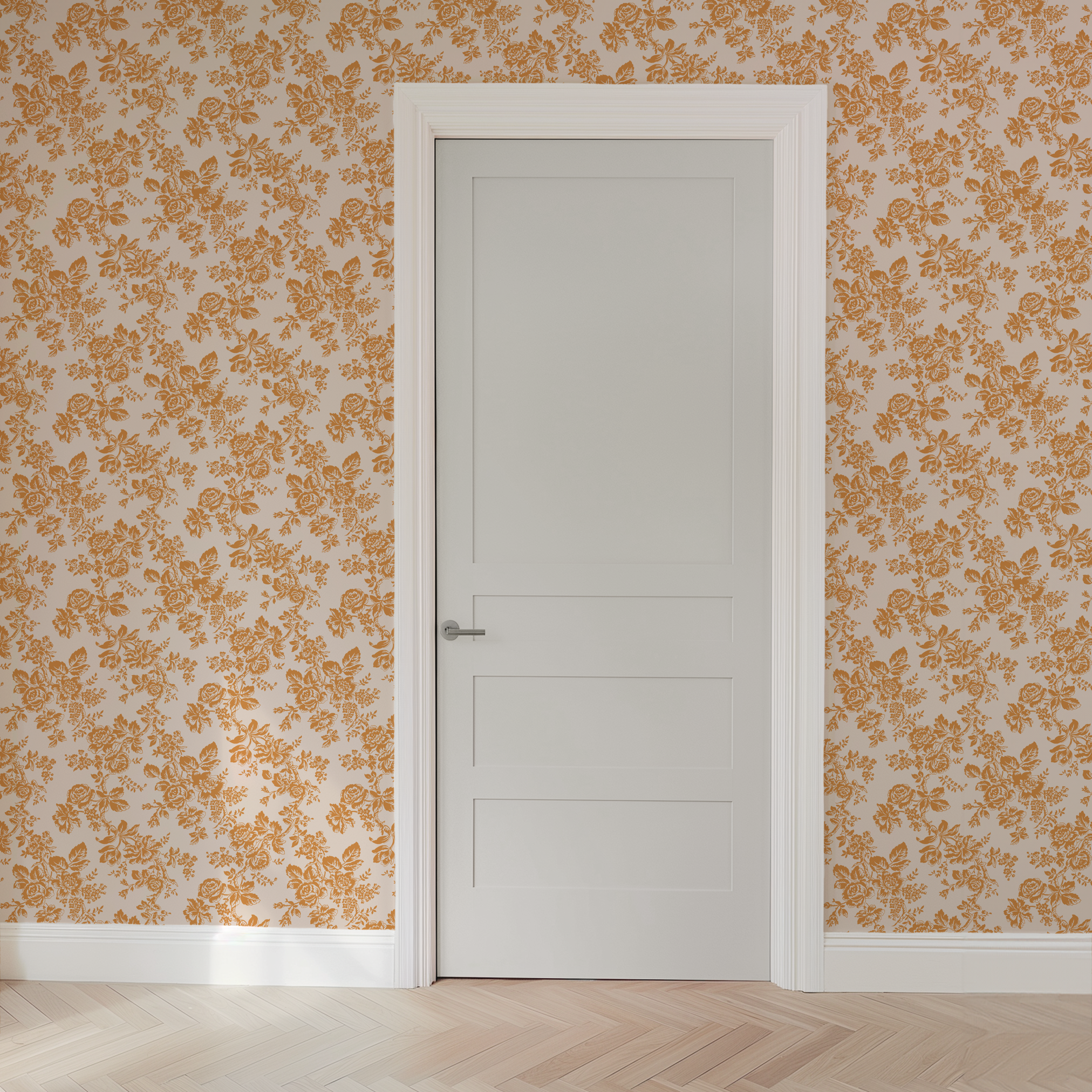wallpaper door mockup