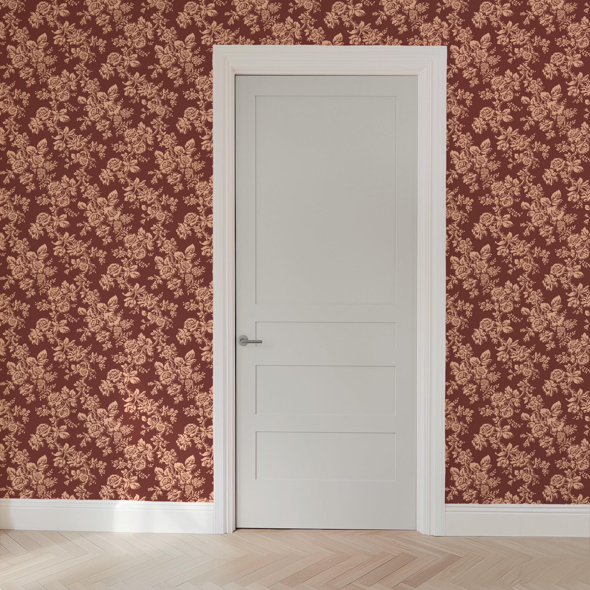 wallpaper door mockup