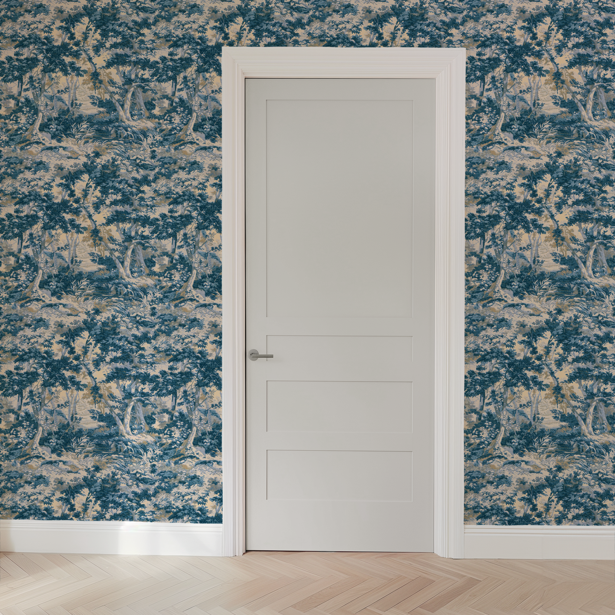 wallpaper door mockup