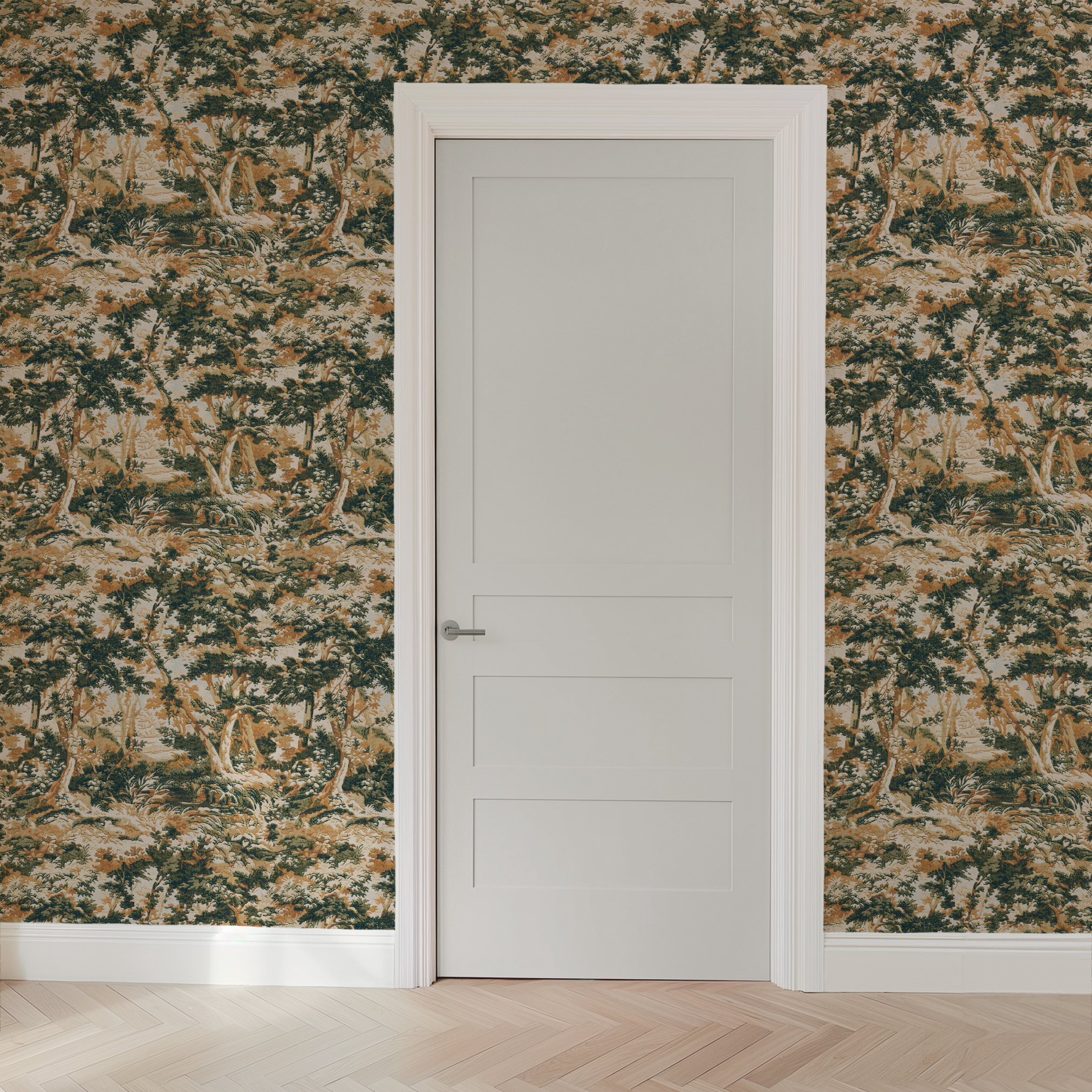 wallpaper door mockup