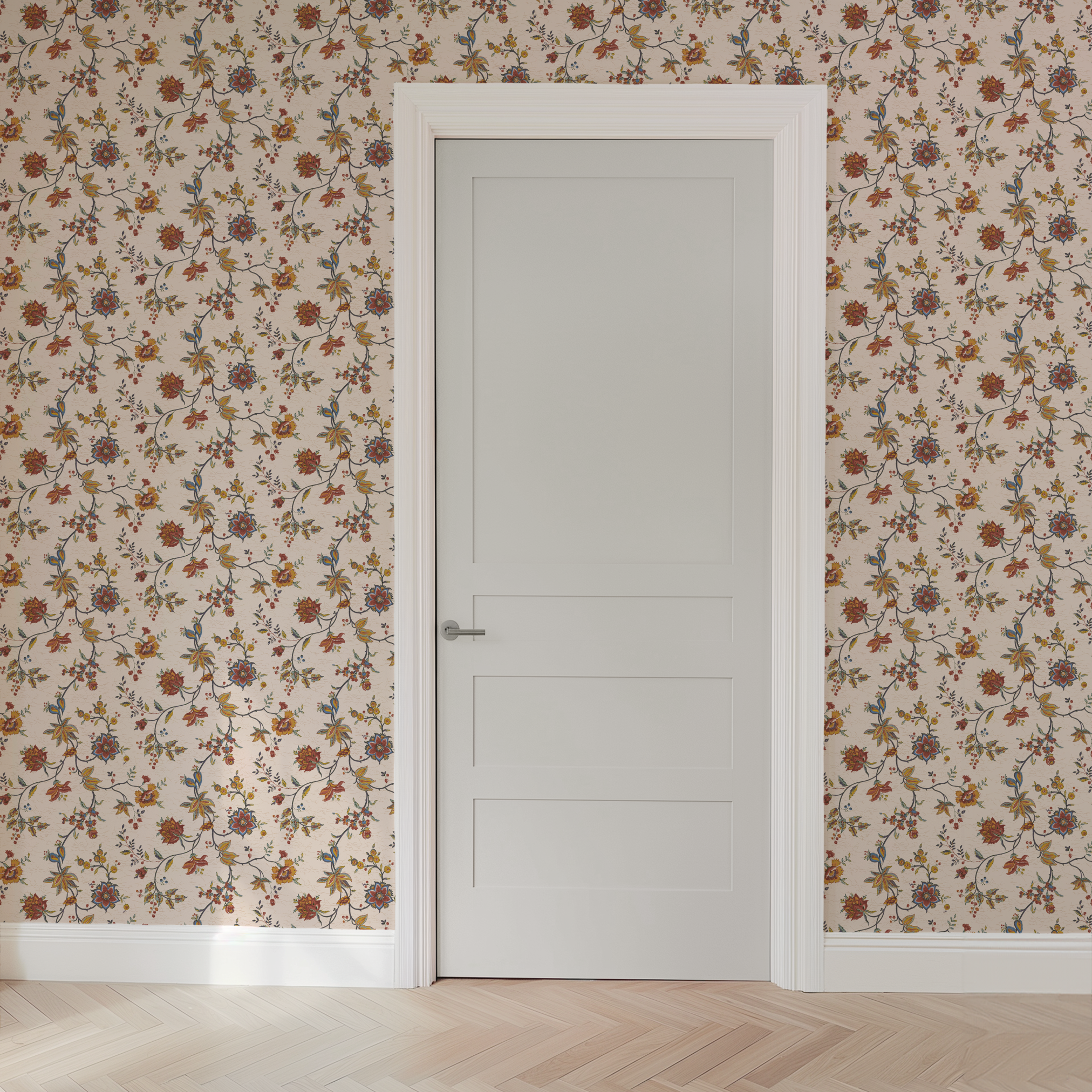 wallpaper door mockup