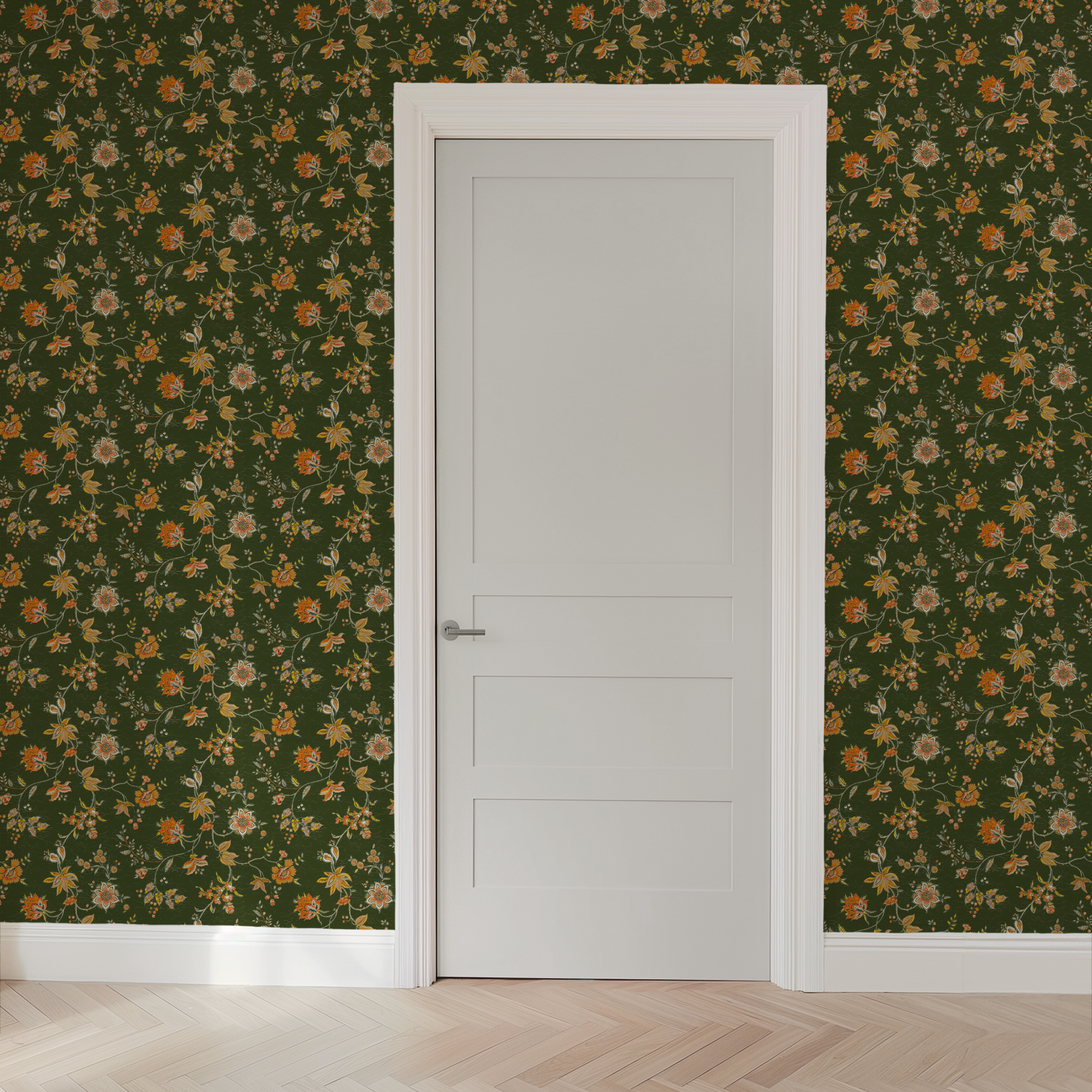 wallpaper door mockup