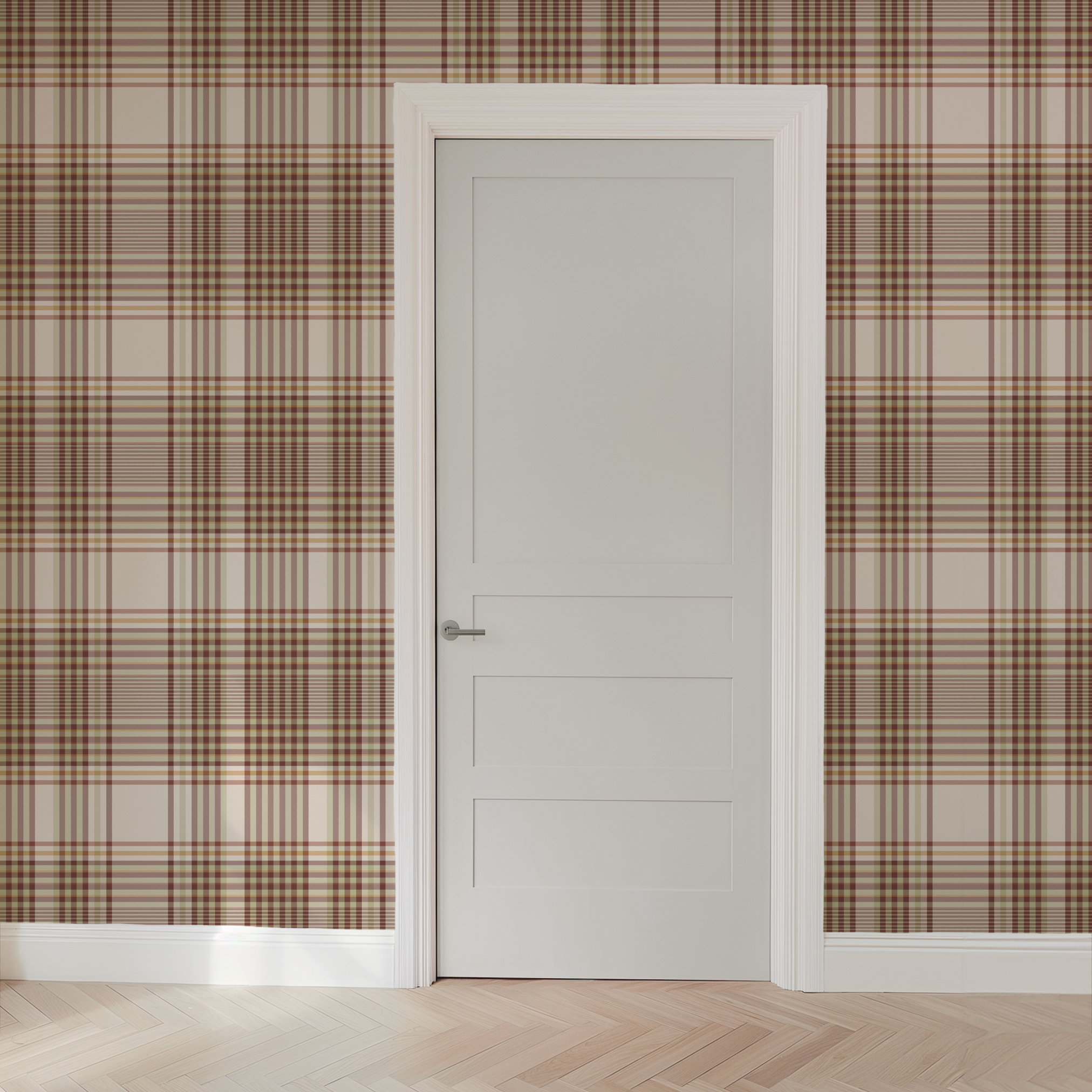 wallpaper door mockup