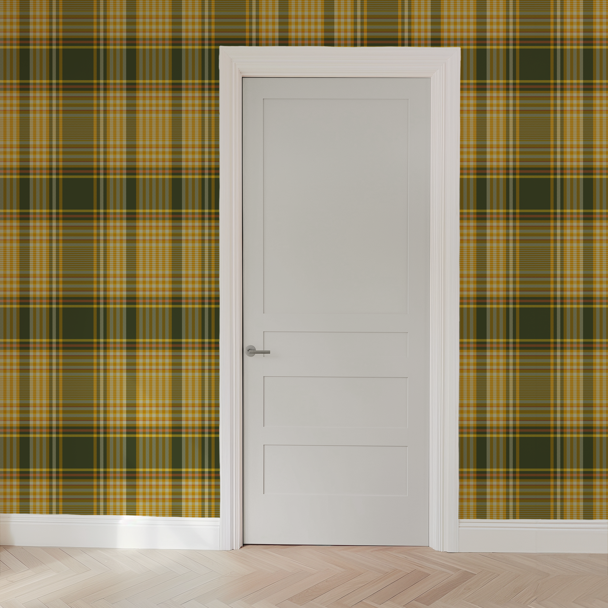 wallpaper door mockup