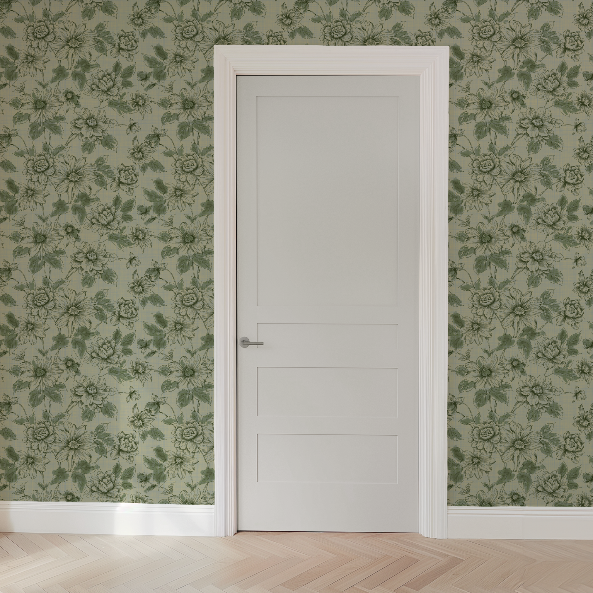 wallpaper door mockup