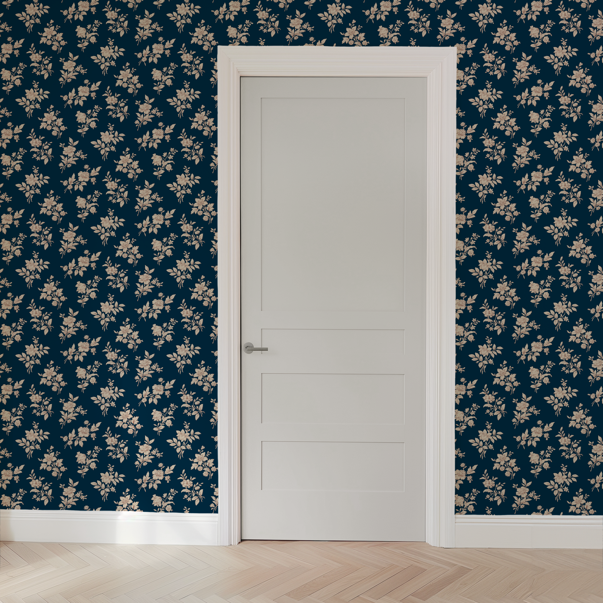 wallpaper door mockup