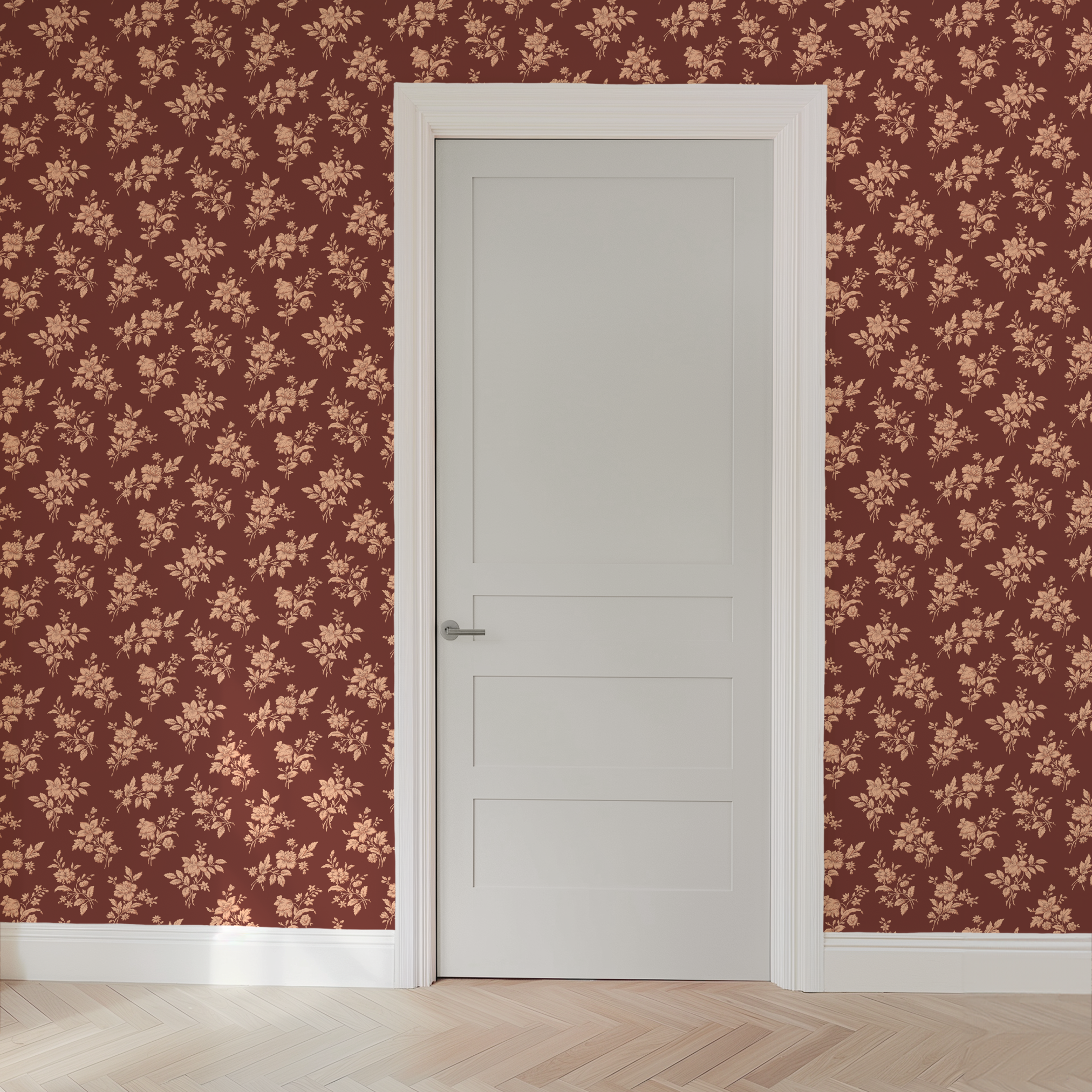 wallpaper door mockup