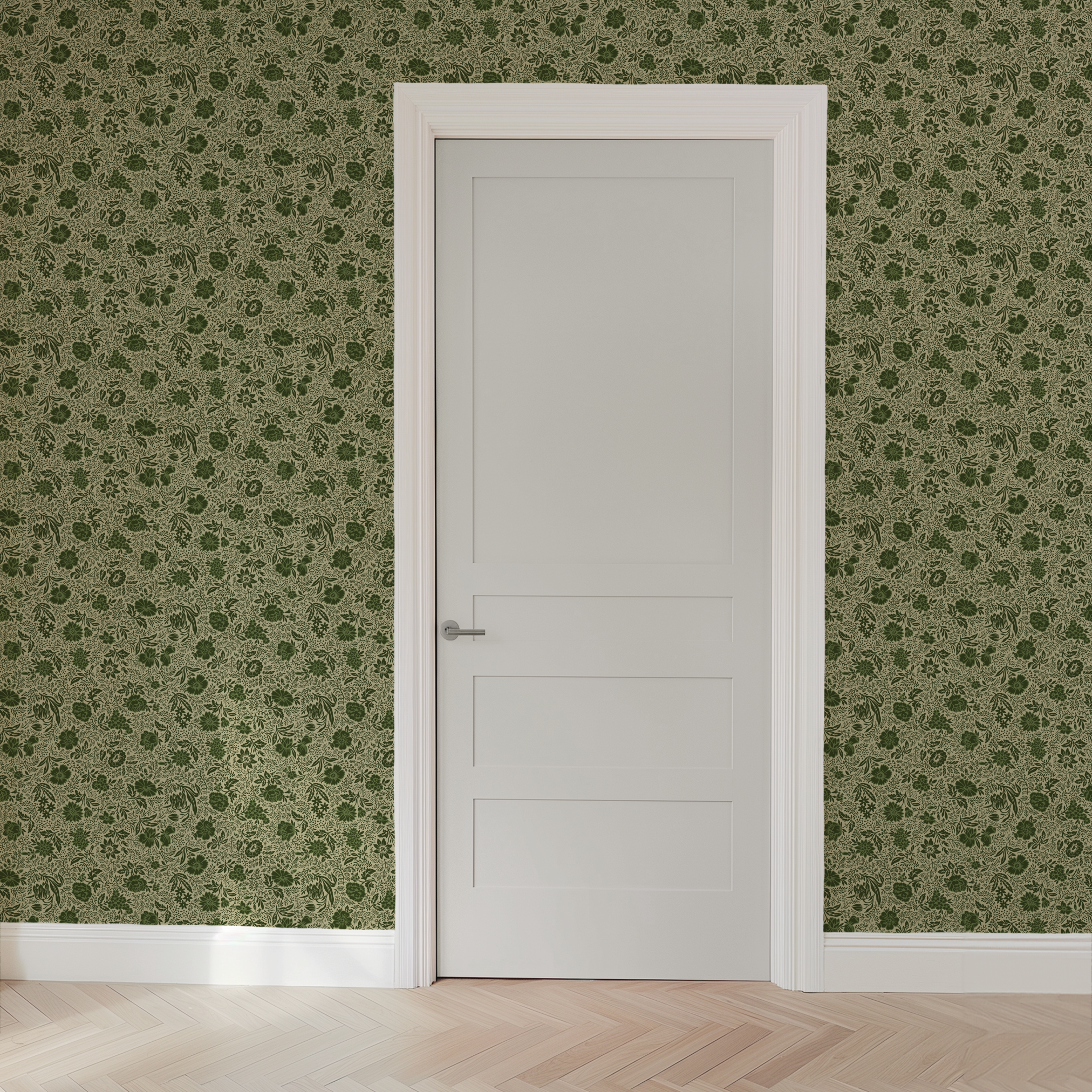 wallpaper door mockup