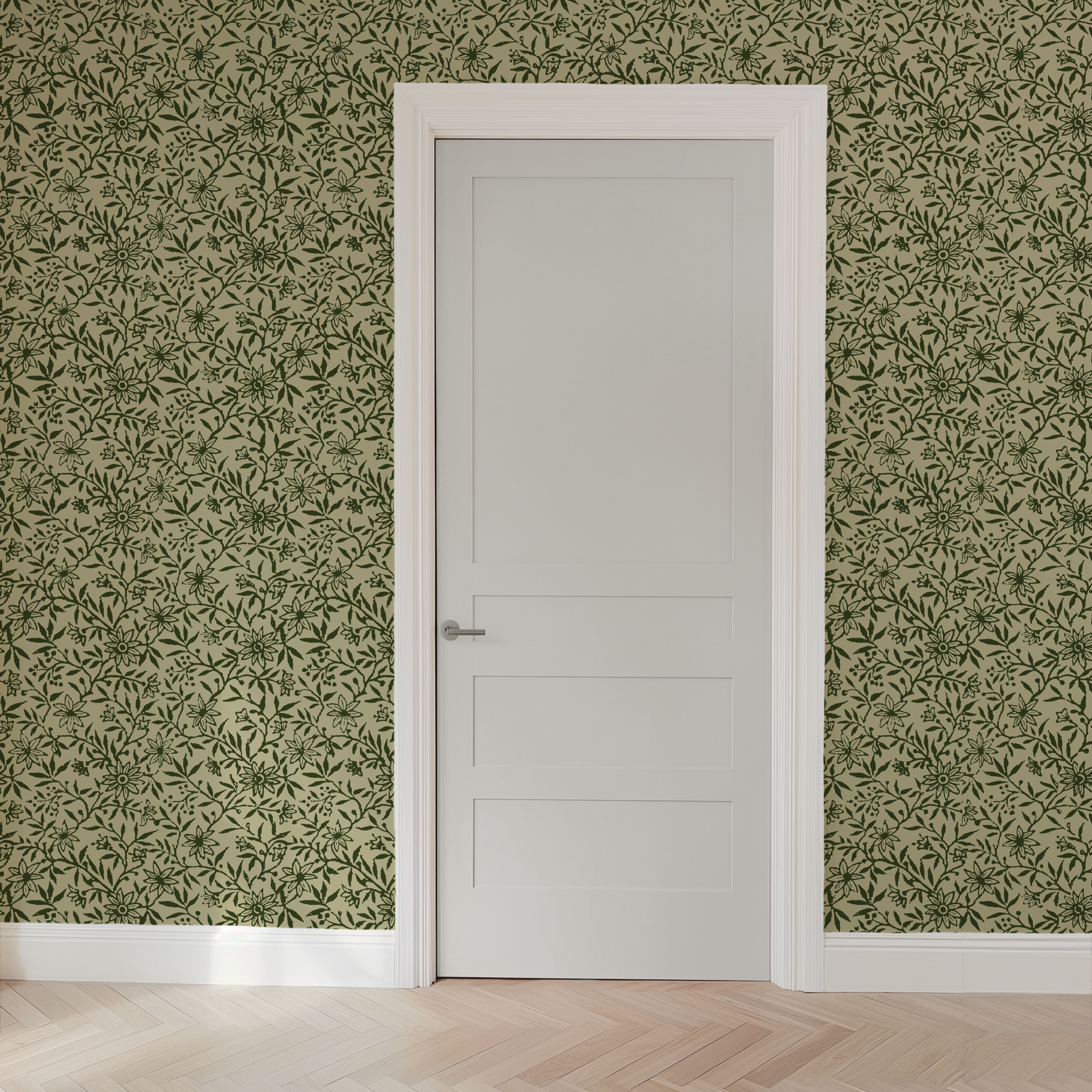 wallpaper door mockup