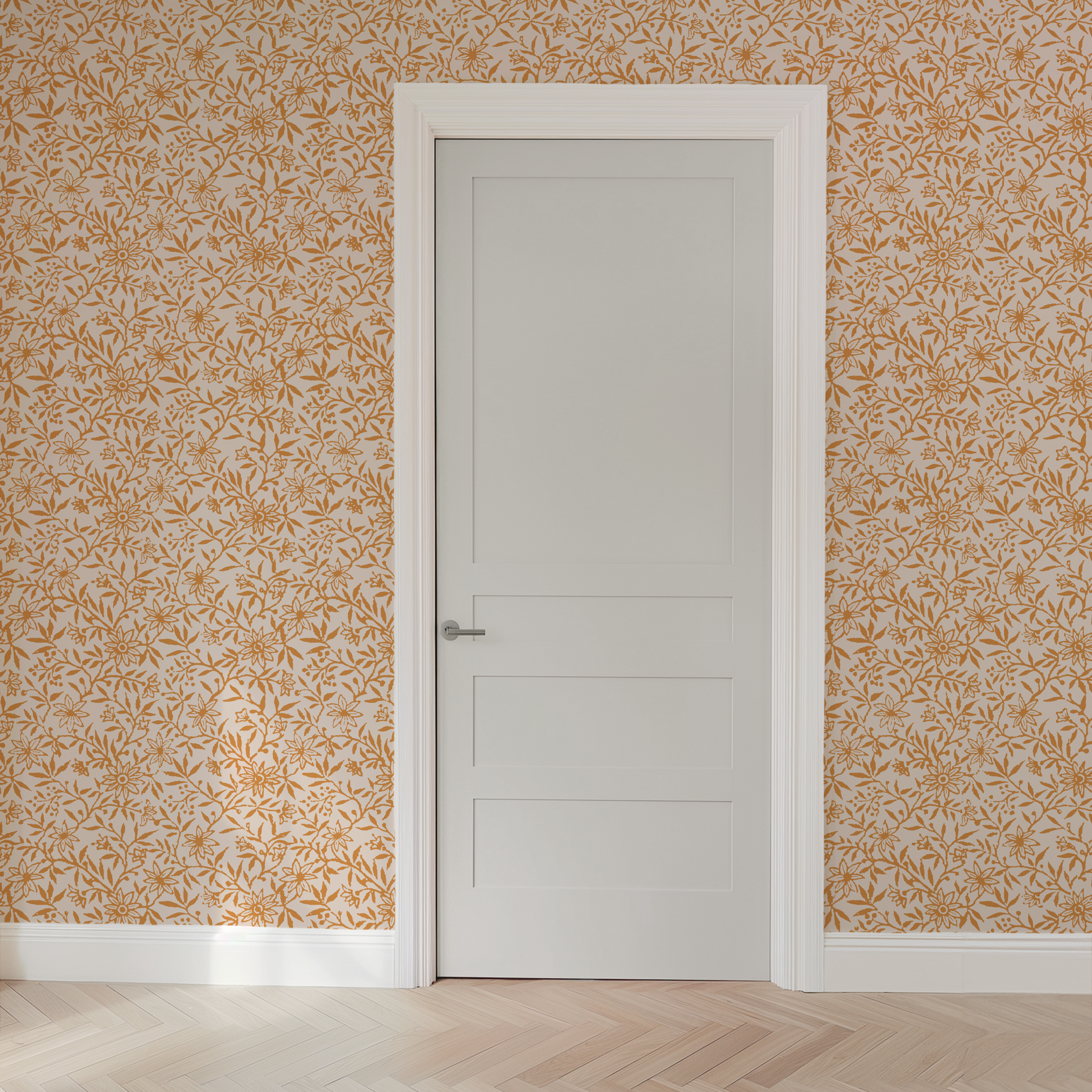 wallpaper door mockup