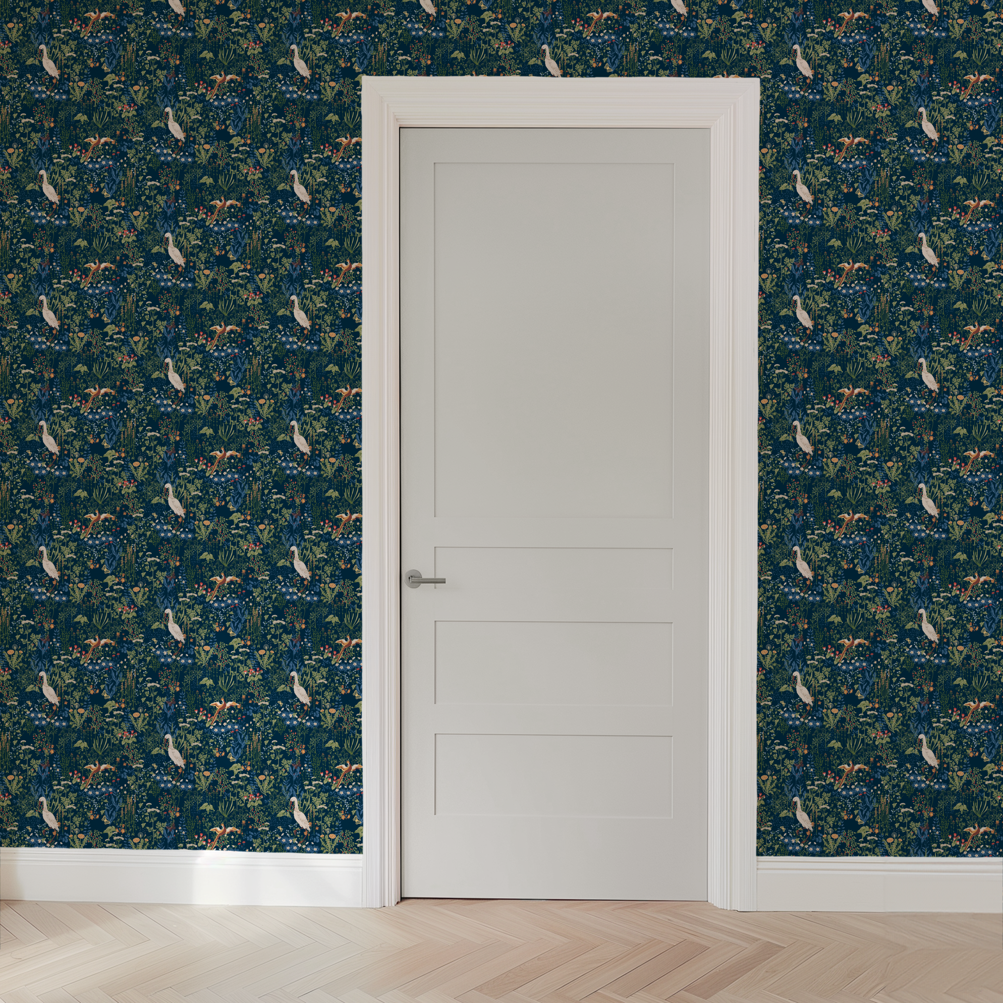 wallpaper door mockup
