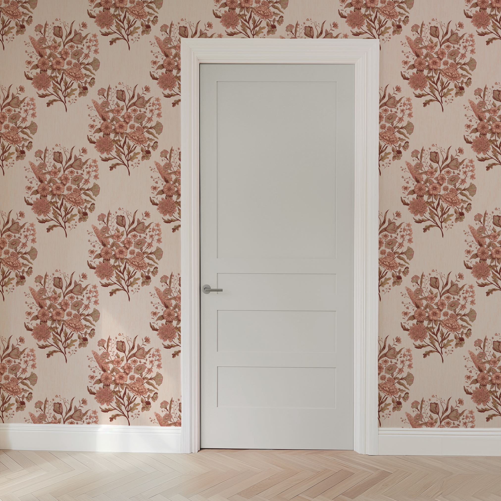 wallpaper door mockup