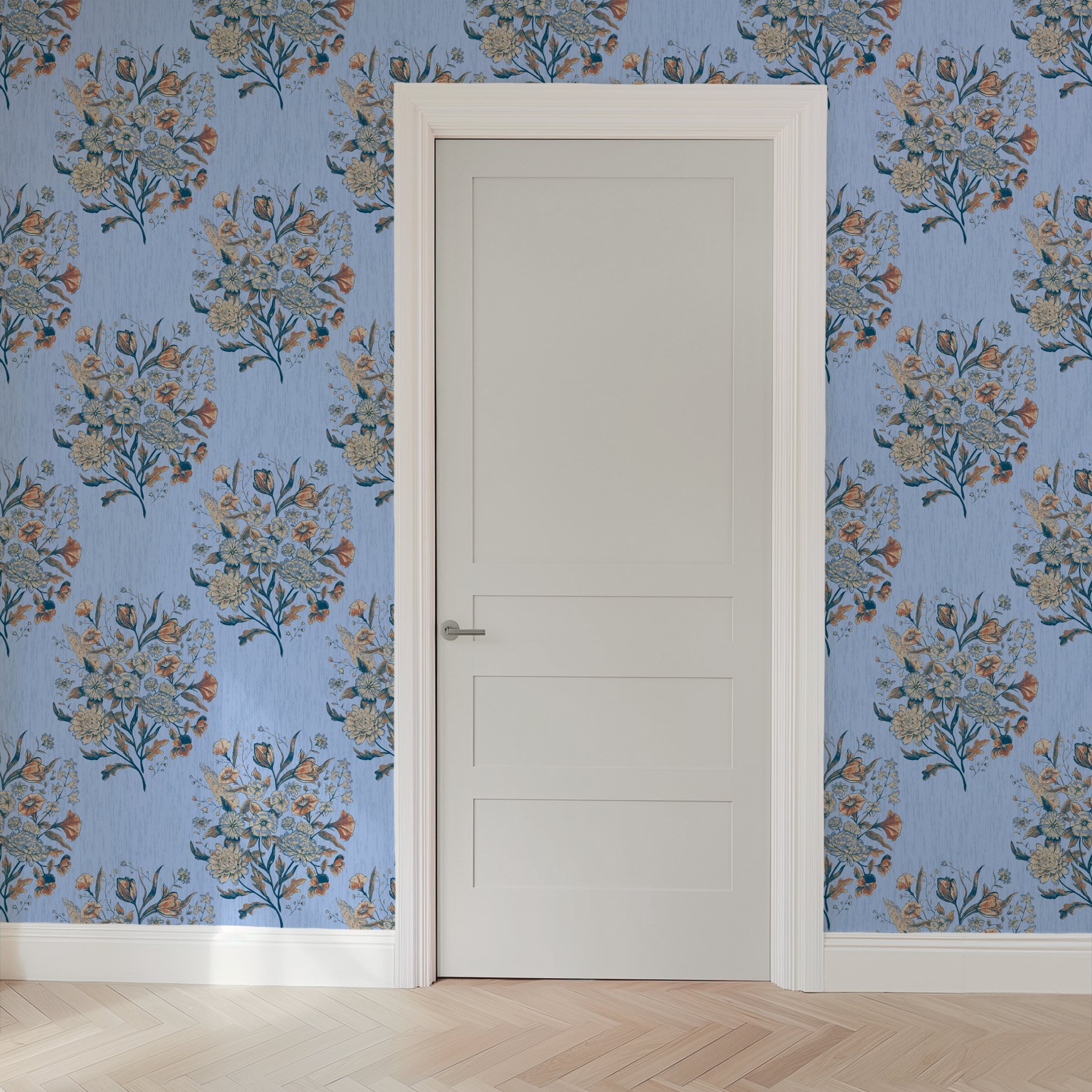 wallpaper door mockup