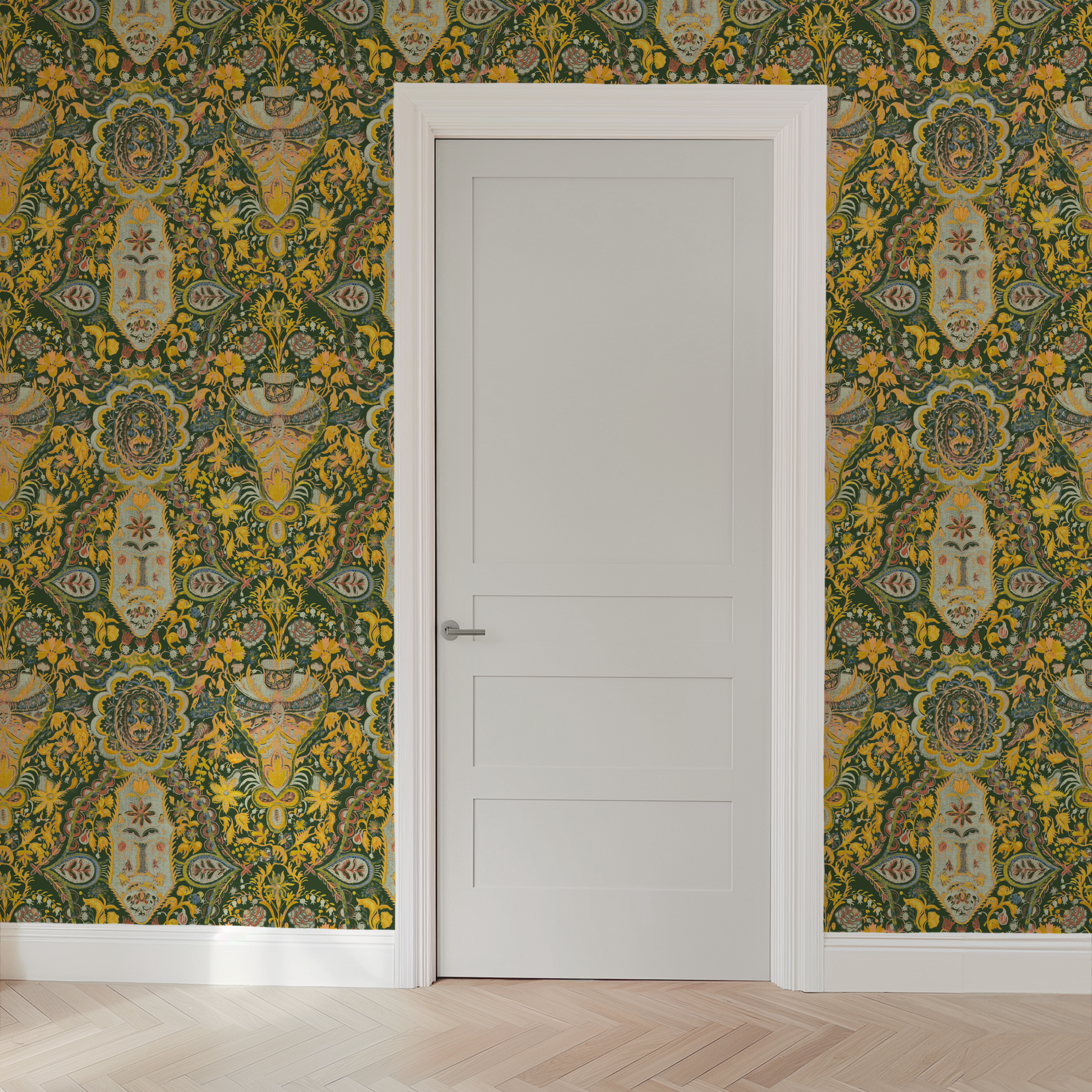 wallpaper door mockup