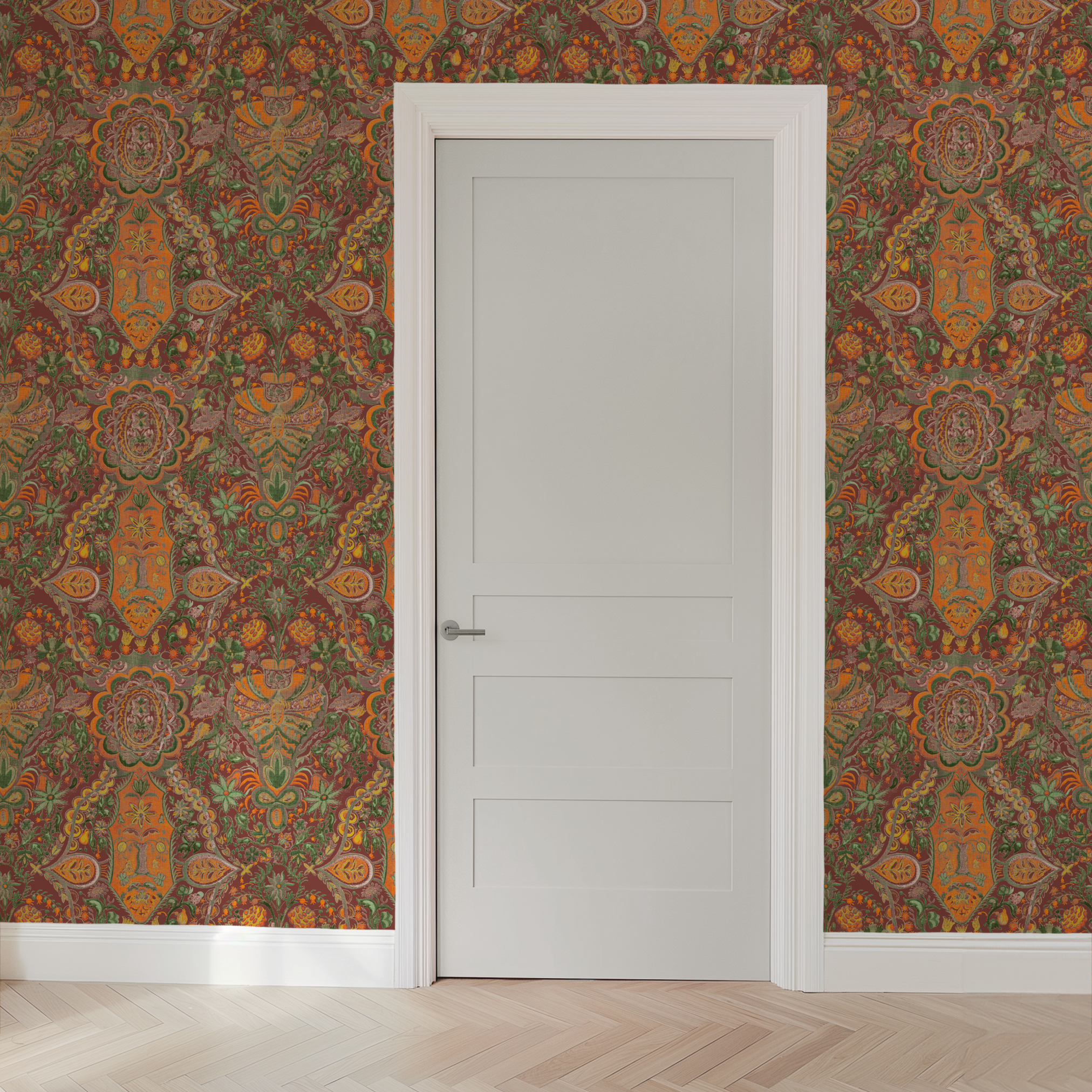 wallpaper door mockup