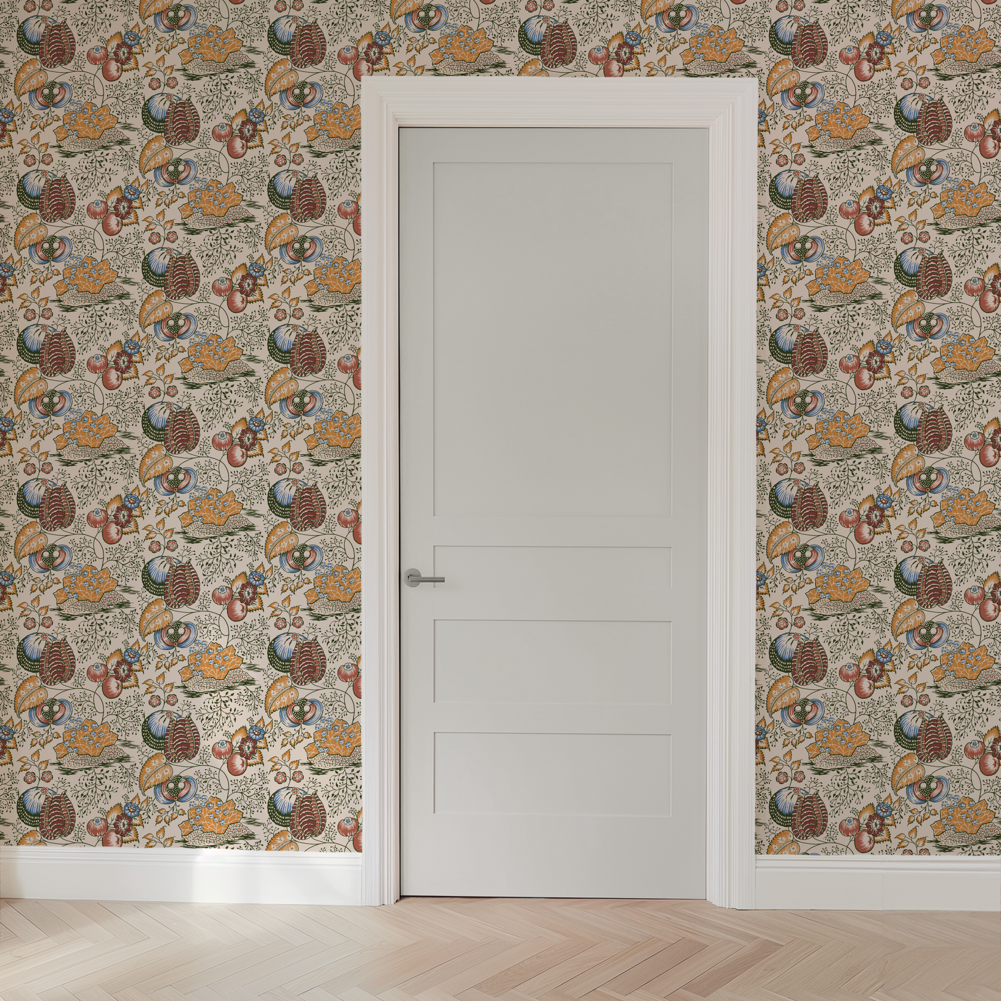 wallpaper door mockup