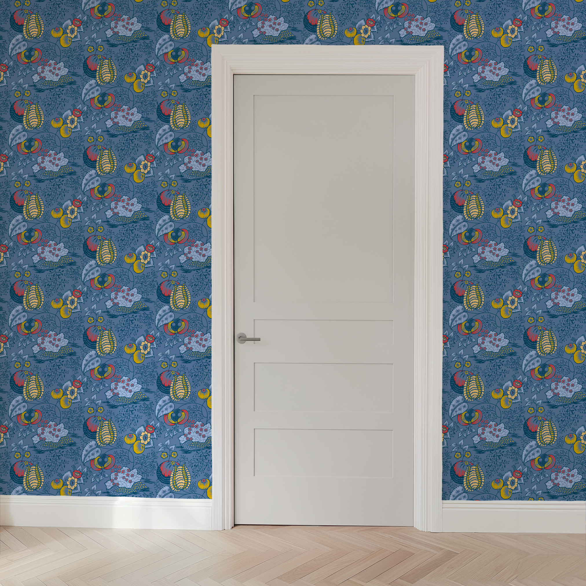 wallpaper door mockup