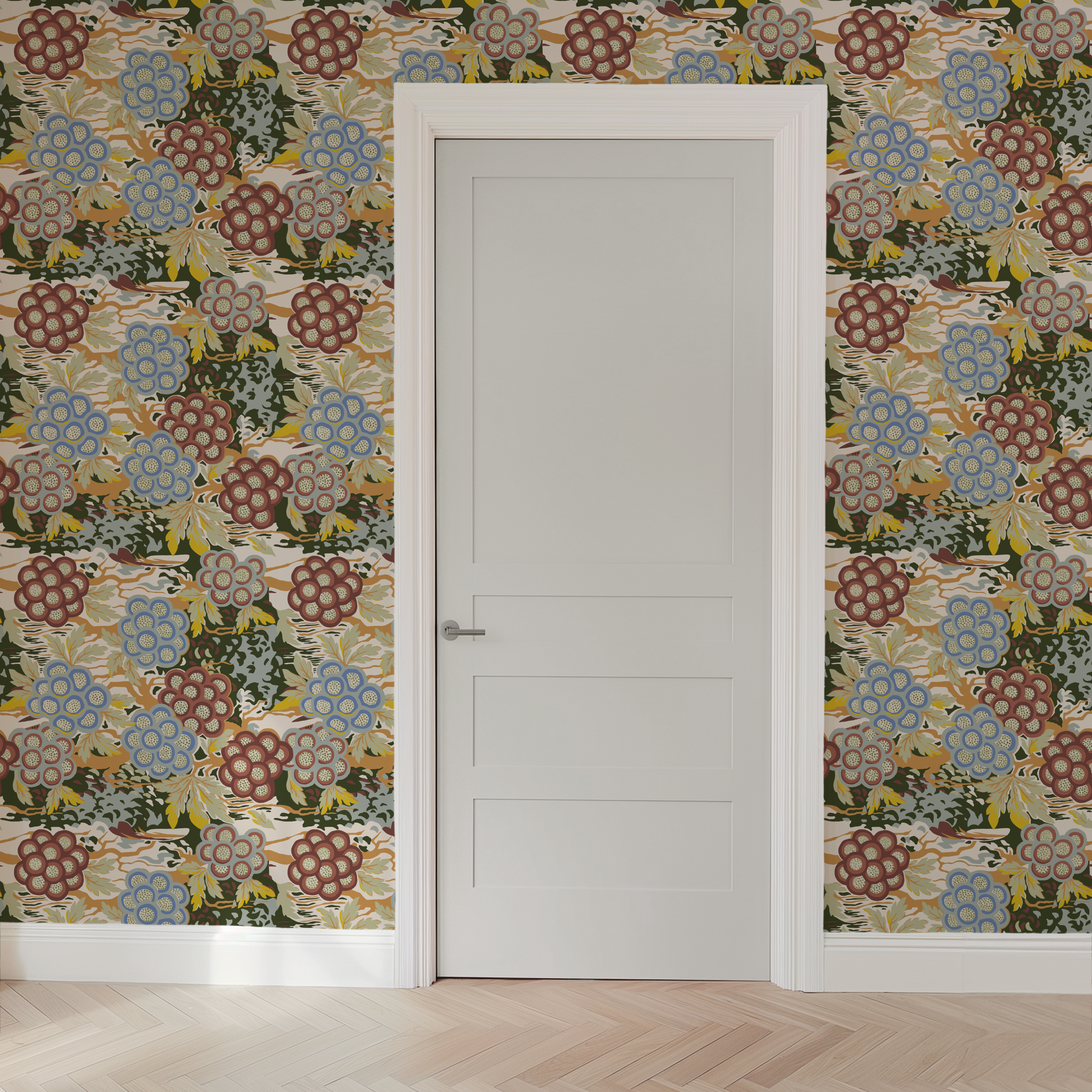 wallpaper door mockup