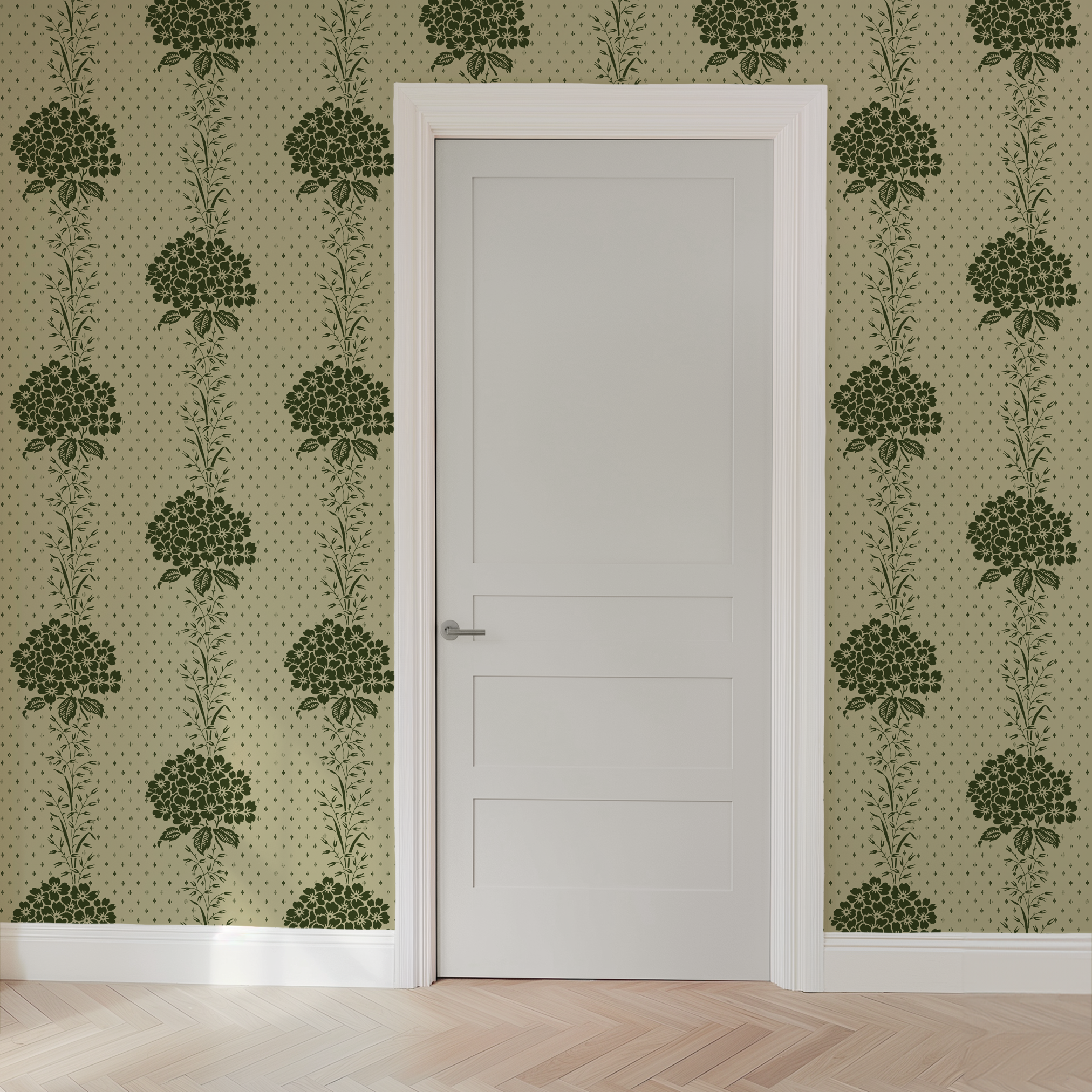 wallpaper door mockup