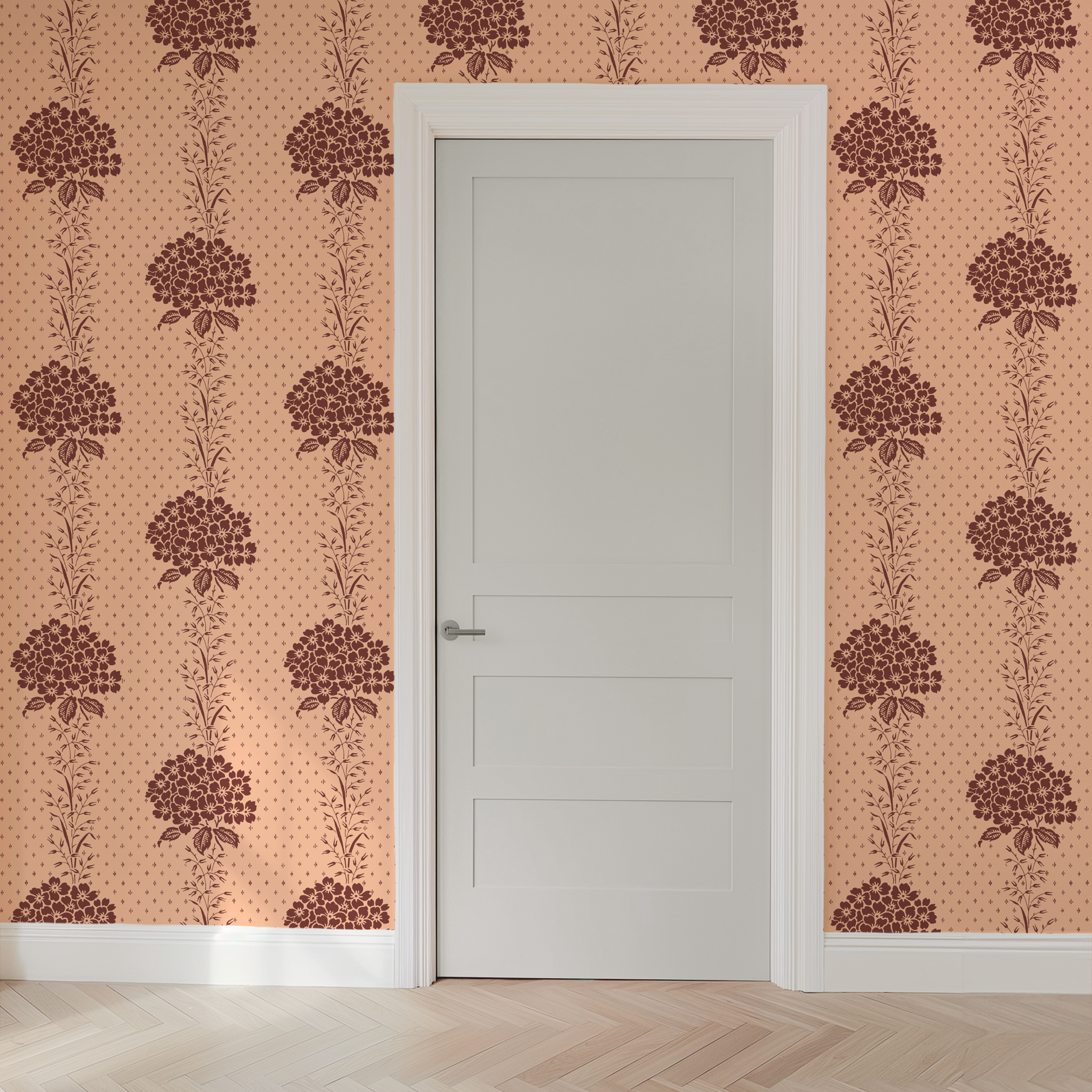wallpaper door mockup